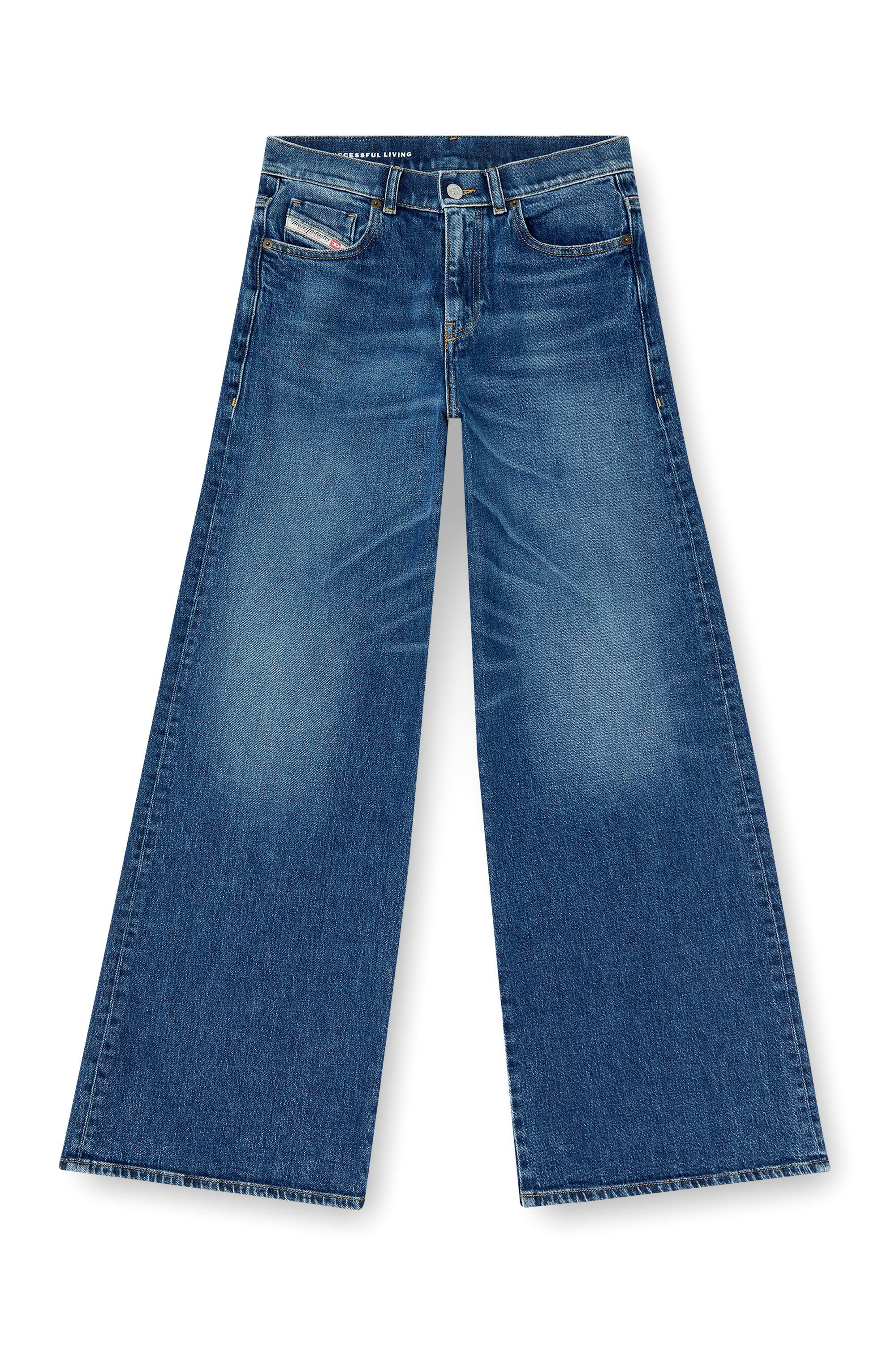 Diesel - Female's Flare Jeans 1978 D-Akemi 09L21, ミディアムブルー - 3
