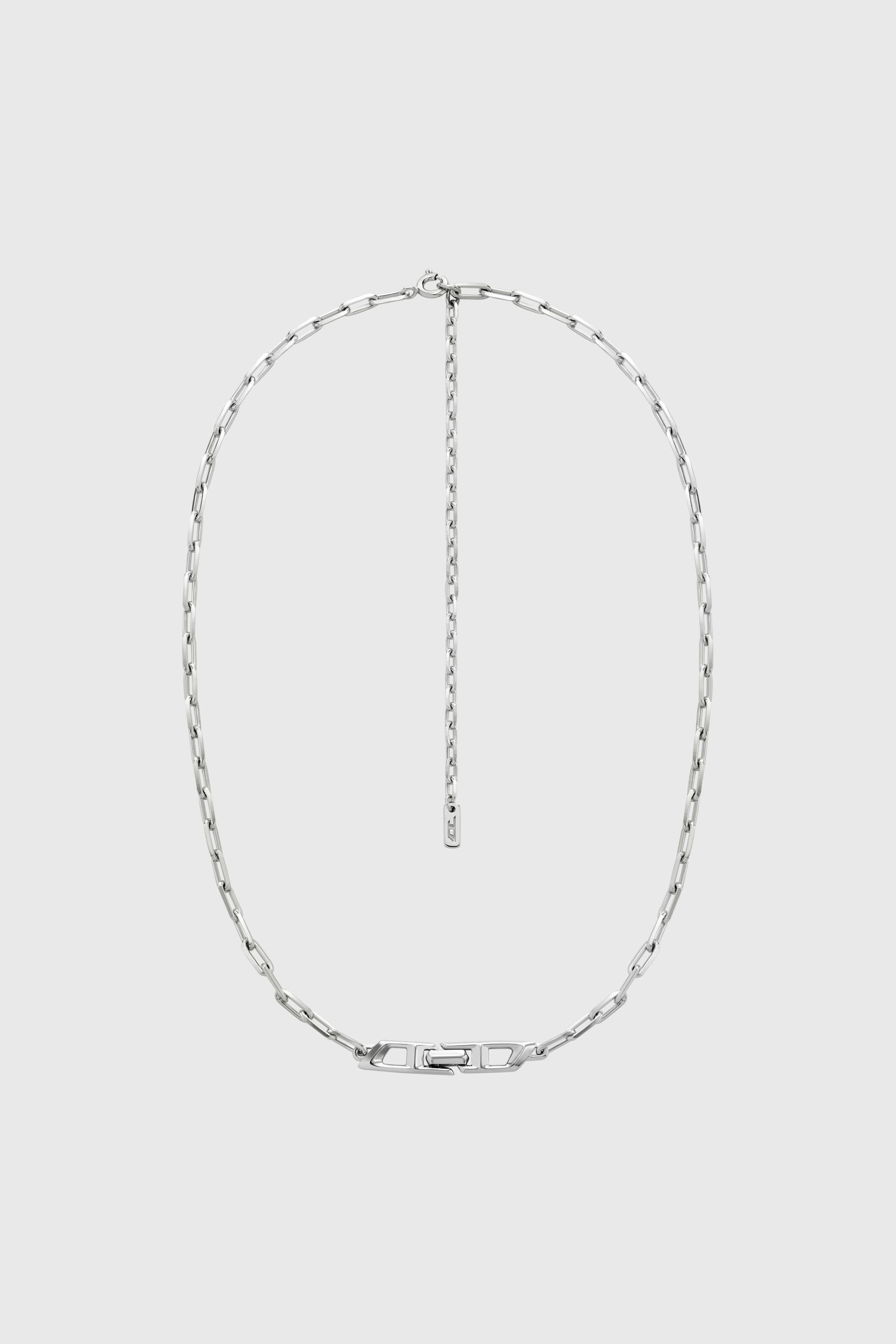 Diesel - DL1364040 STERLING SILVER JEWEL, Unisex's ネックレス in シルバー - 1