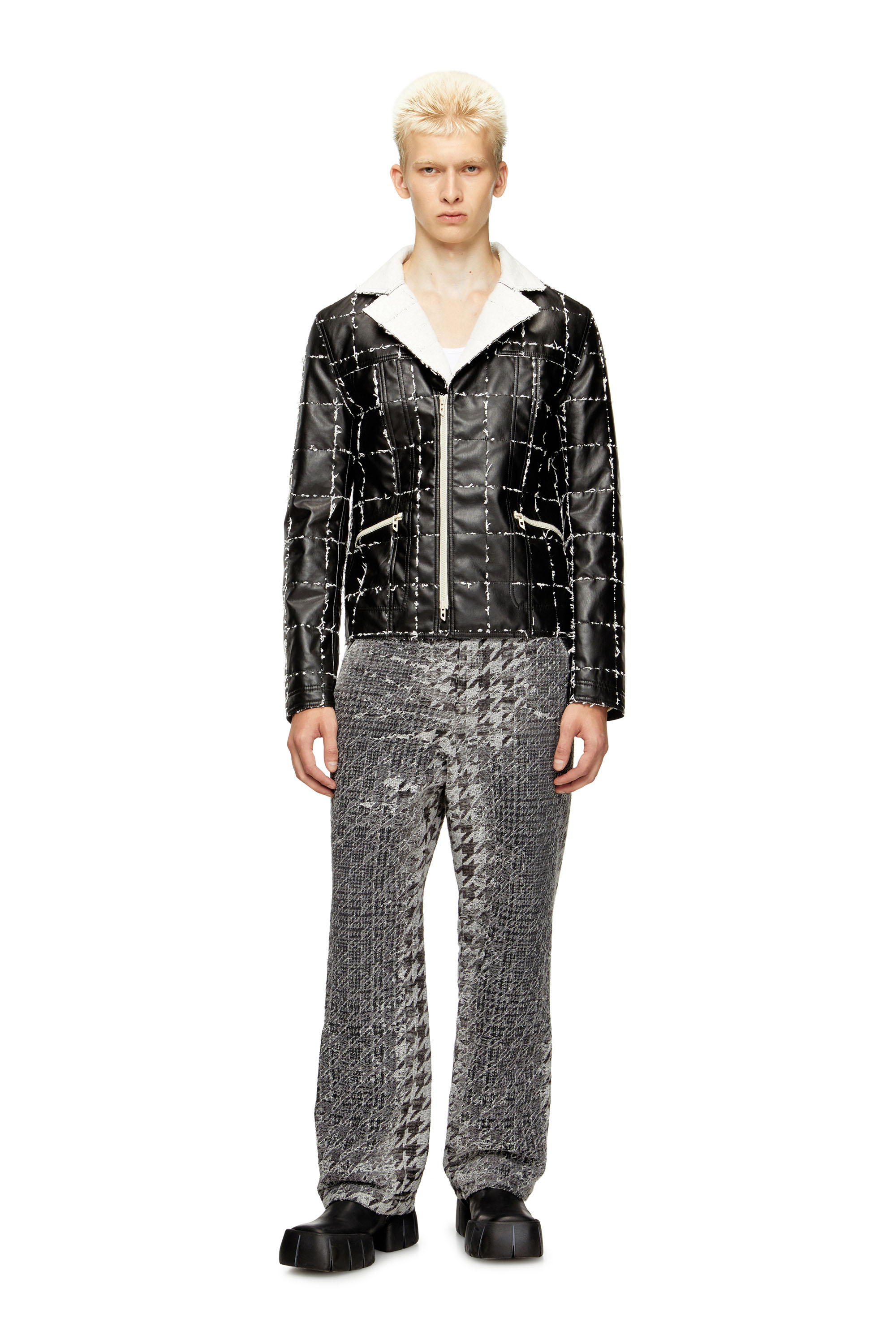 Diesel - Male's Regular Jeans D-Eber 0CEBN, ブラック/ダークグレー - 2