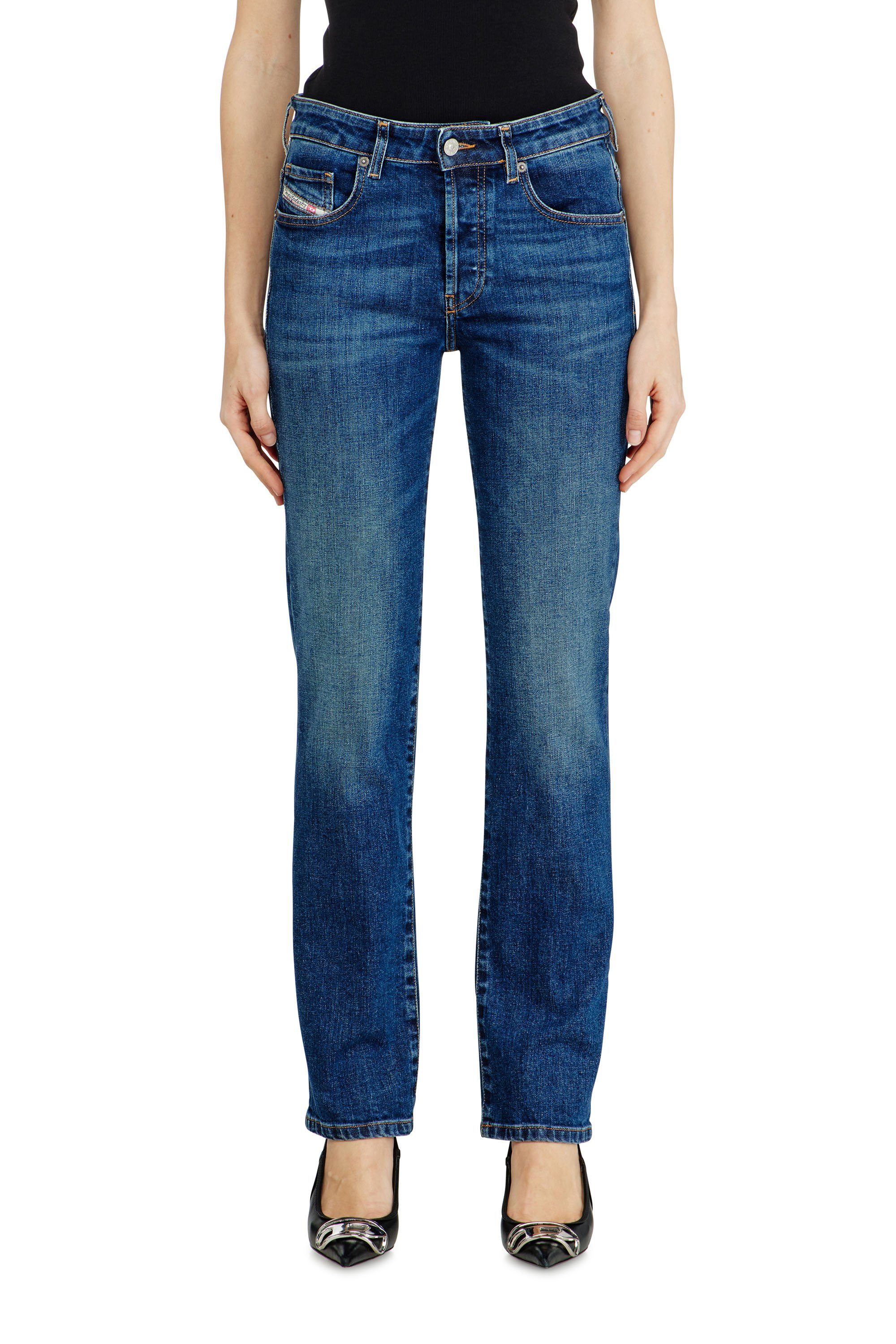 Diesel - Female's Regular Jeans 1989 D-Mine 09I28, ダークブルー - 5