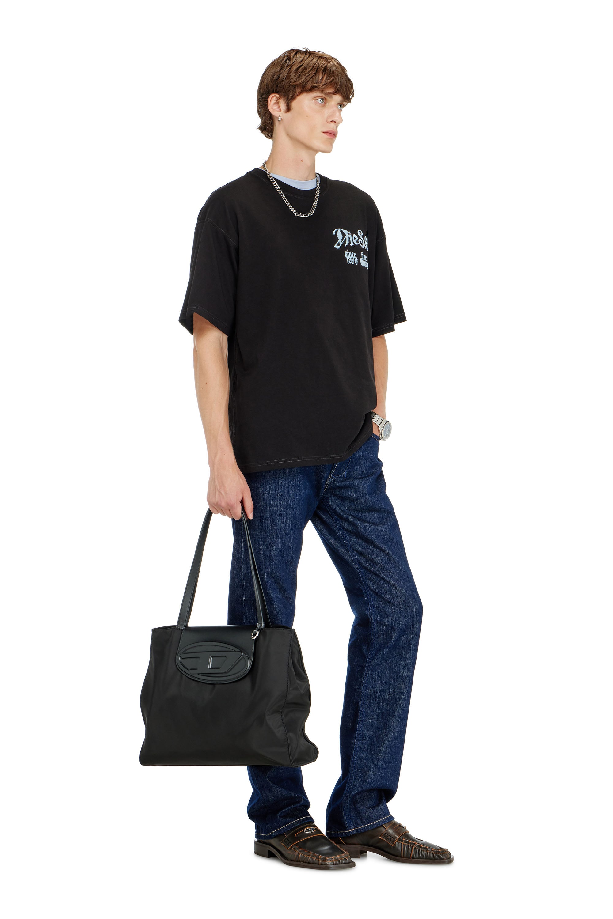 Diesel - T-BOXT-AA2, Male's Tシャツ in ブラック - 2