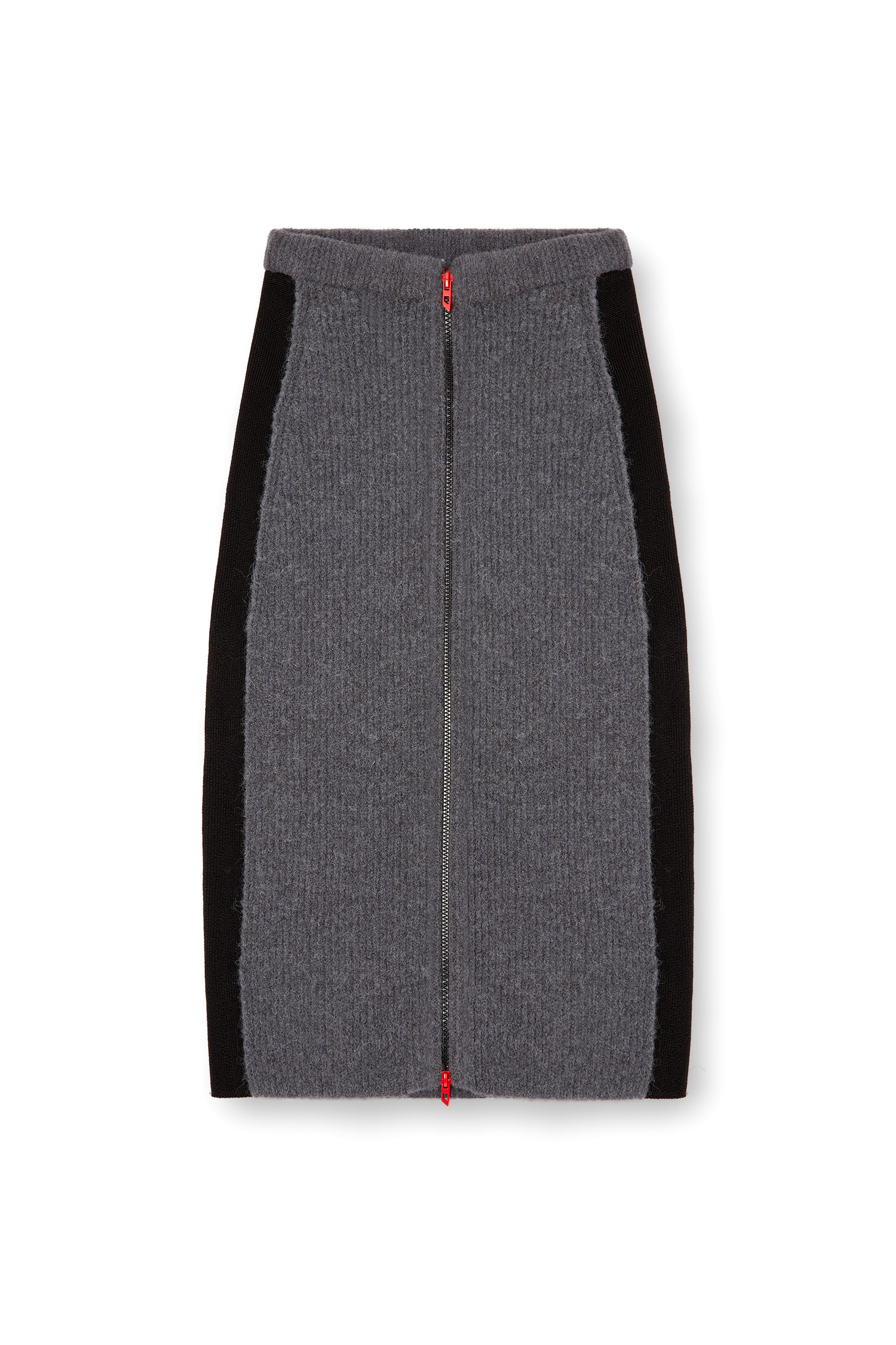 Diesel - M-LOUSI, Female's ニットスカート in グレー - 2