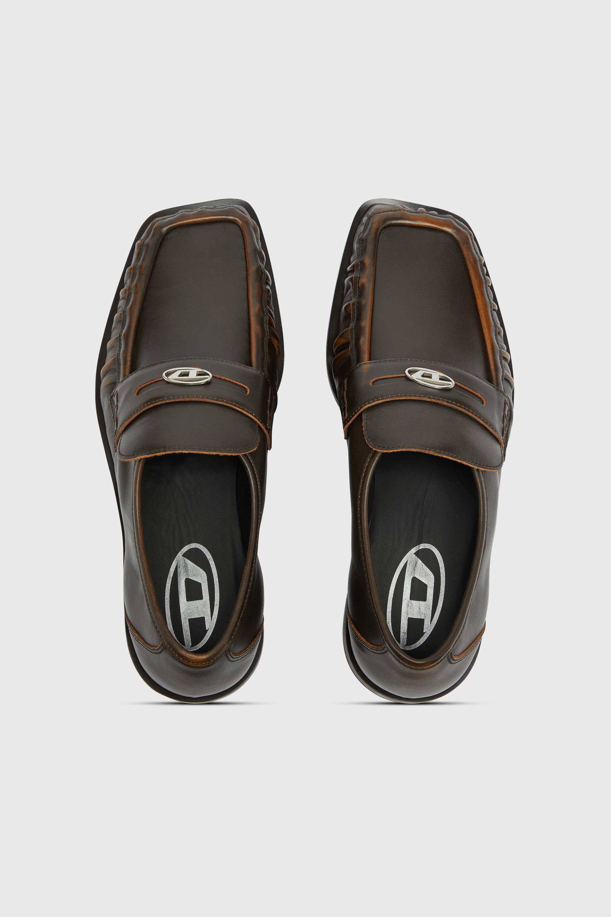 Diesel - D-AMBER LOAFER, Male's ローファー in ブラウン - 5