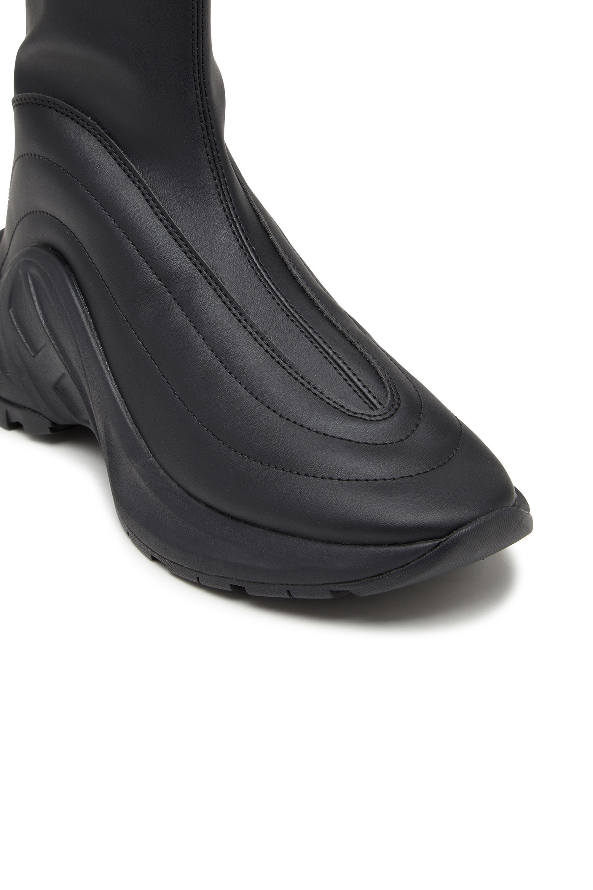 Diesel - S-D-RUNNER BOOTIE X, Unisex's ショートブーツ in ブラック - 6