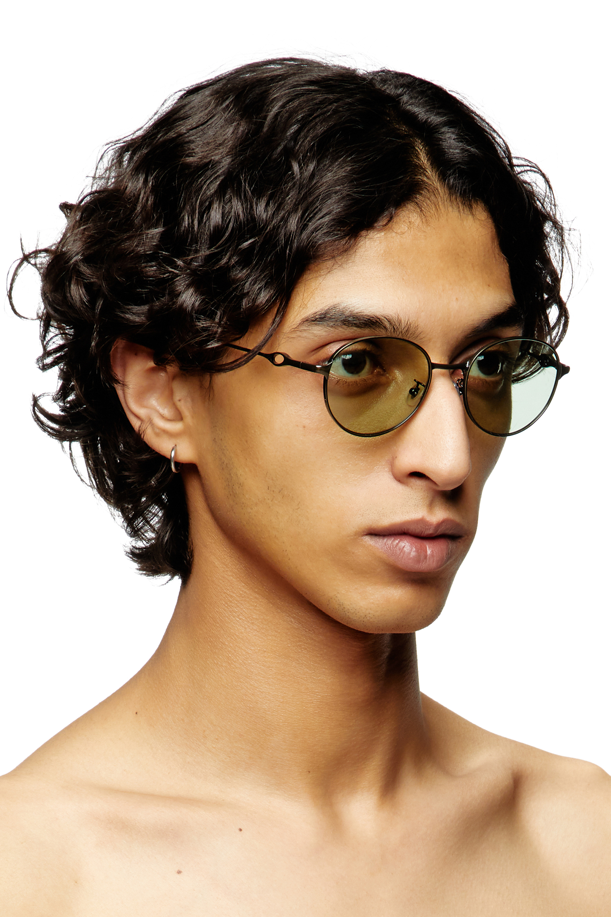 Diesel - 0DL1012D, Unisex's Oval sunglasses in グリーン - 4
