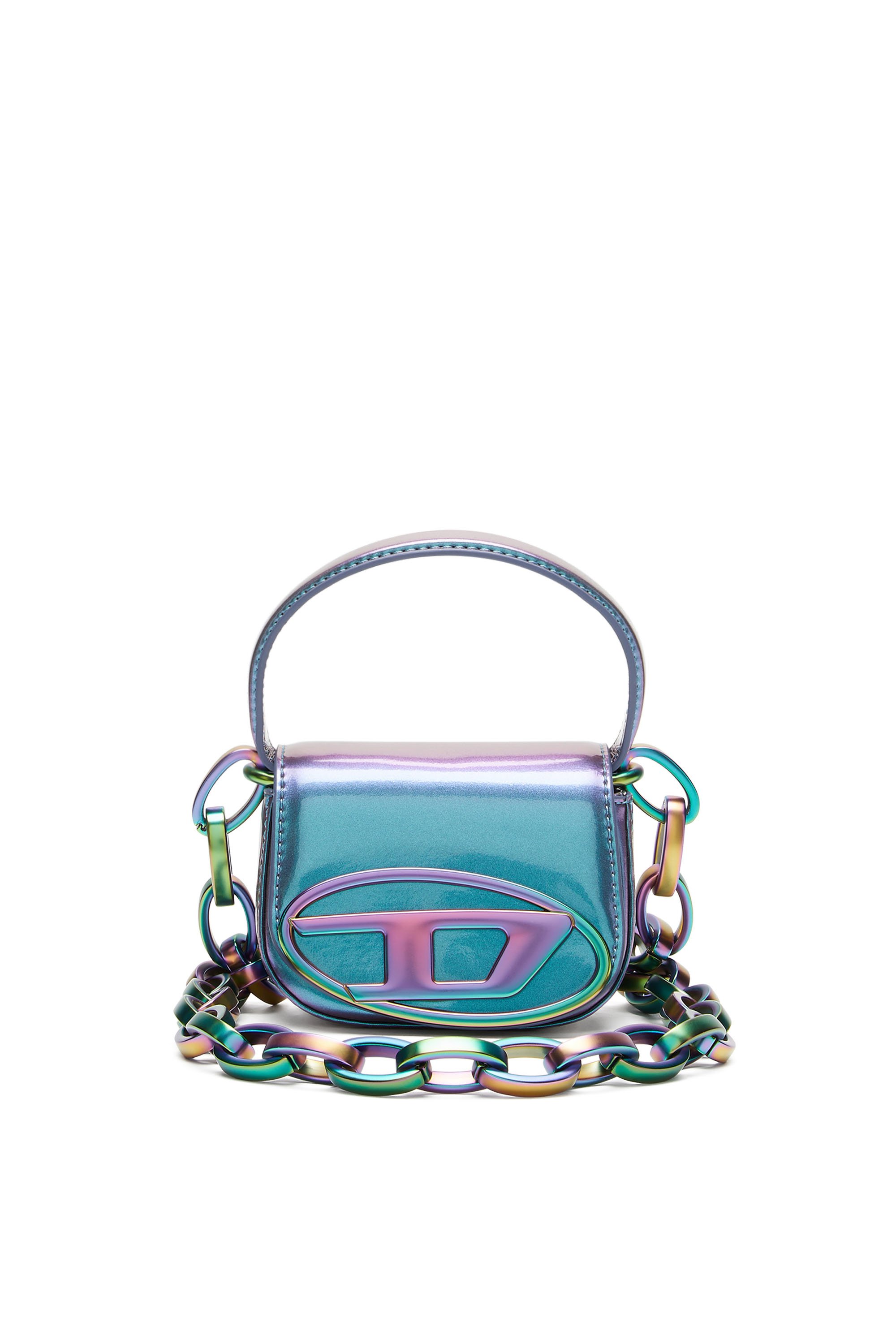 Diesel - 1DR XS, Female's 1DR XS-Iconic iridescent mini bag in アジュール - 1