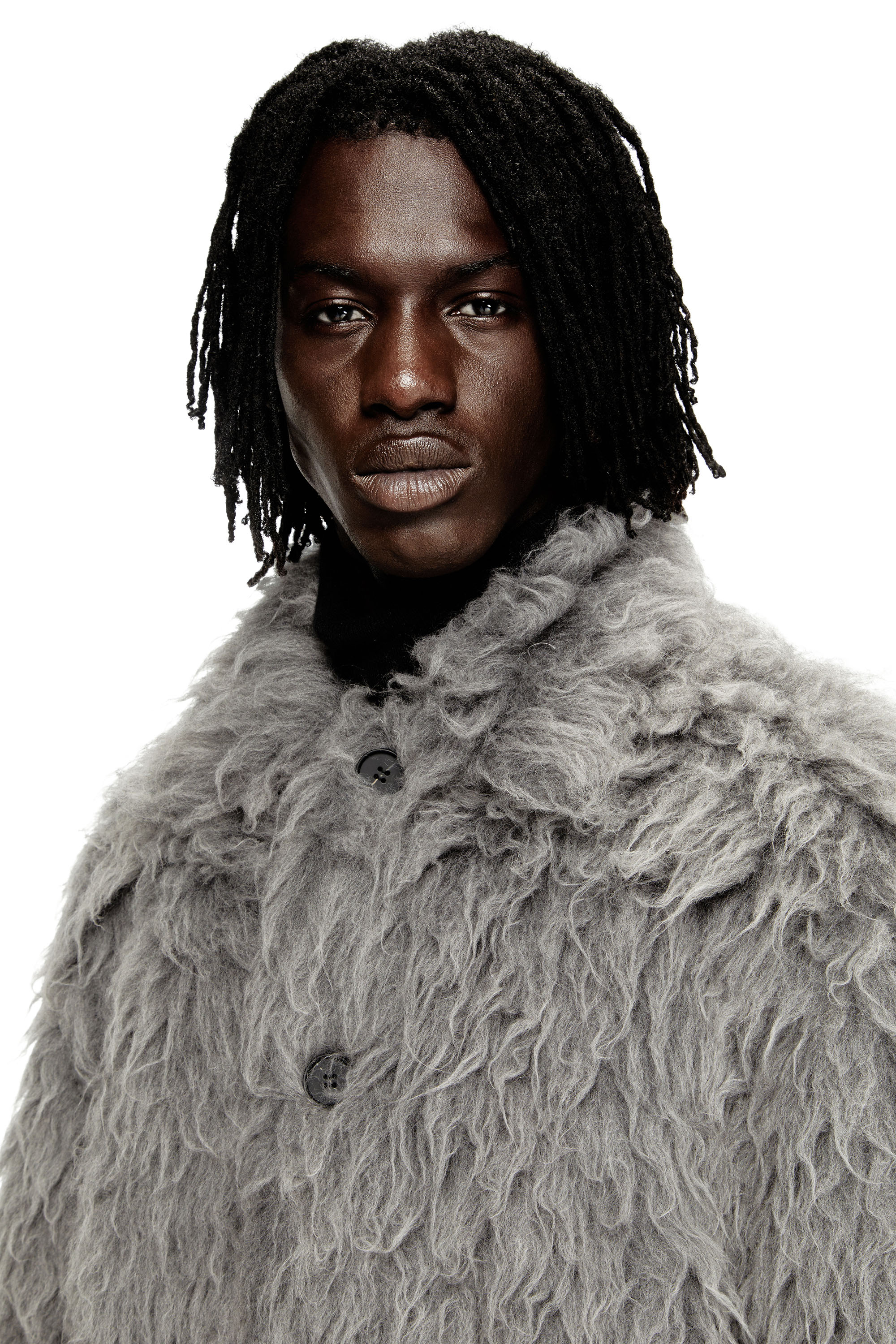 Diesel - W-CLAES, Male's ジャケット in グレー - 4