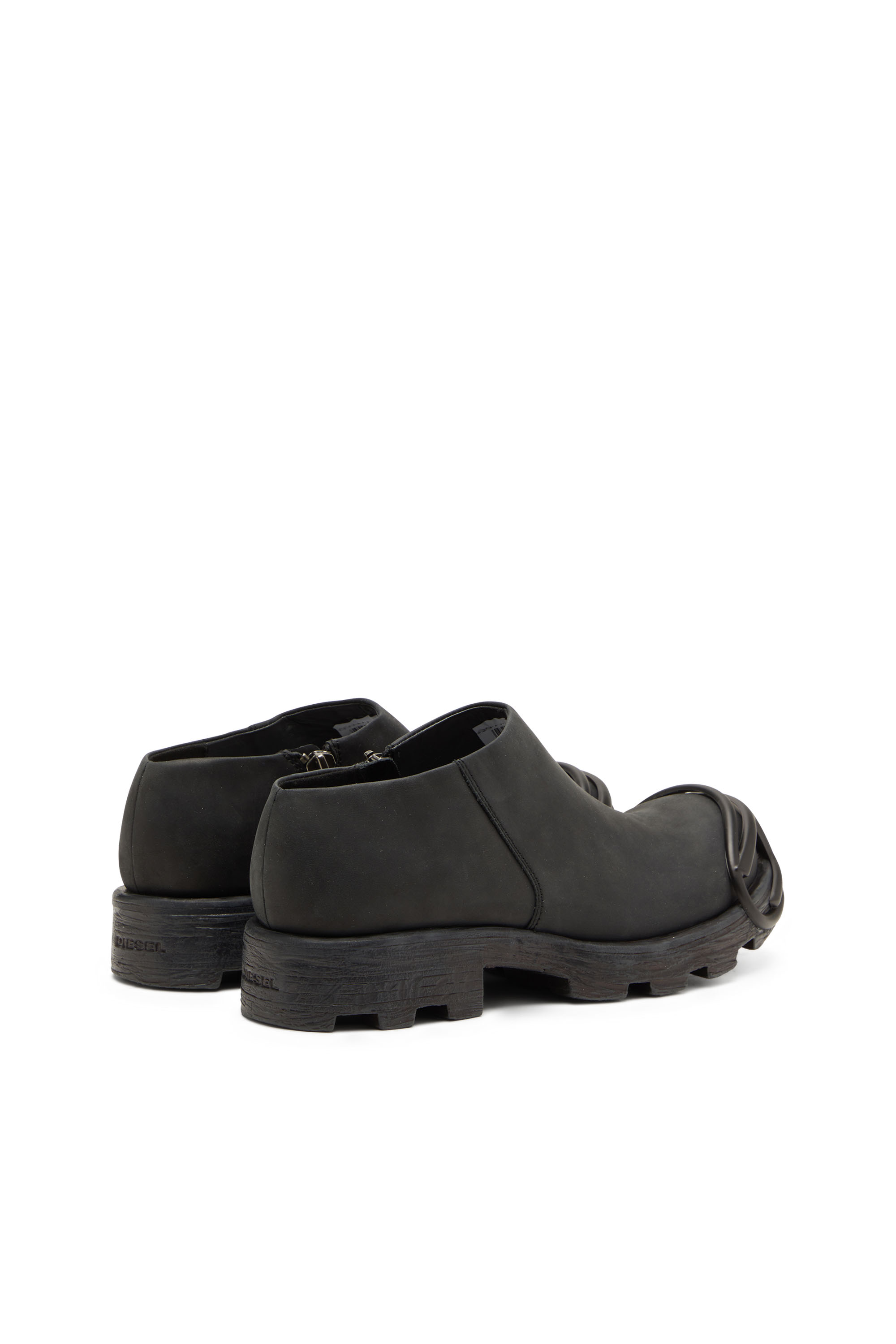 Diesel - D-HAMMER AB D, Male's カウレザーローチェルシーブーツ in ブラック - 3