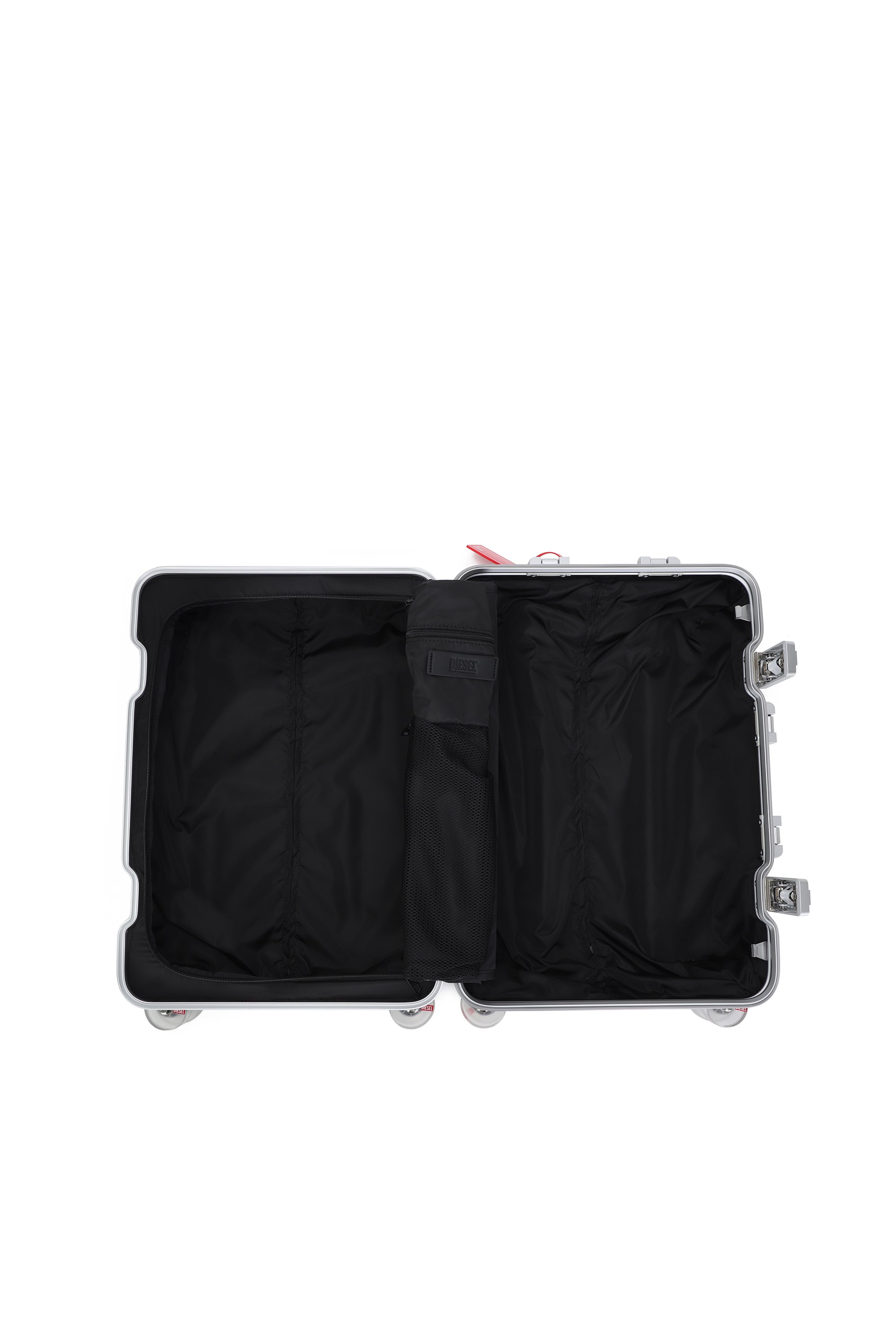 Diesel - DIESEL ALUMINUM TROLLEY- DSL002, Unisex's Aluminum Carry-On Luggage 20" in シルバー - 4
