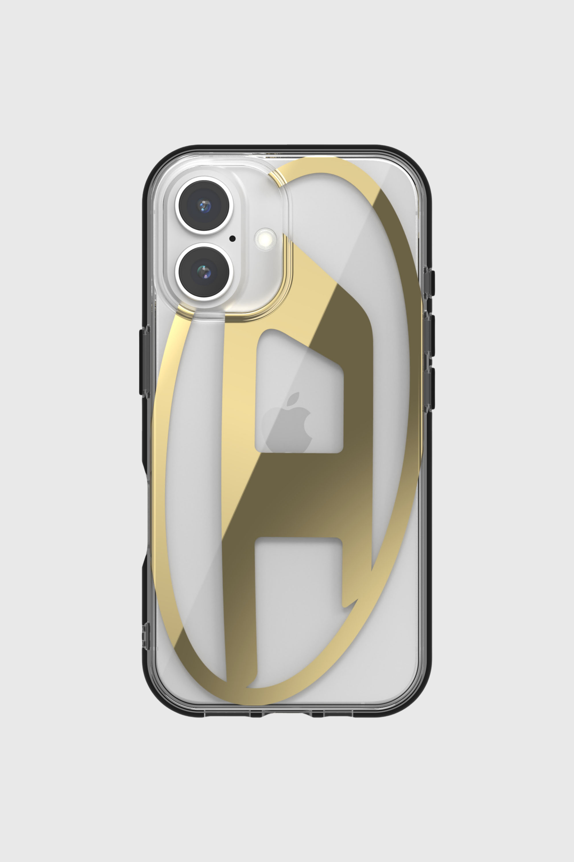Diesel - 60135 AOP CASE, Unisex's Oval D Mirror Case for iP 16 in ゴールド - 2