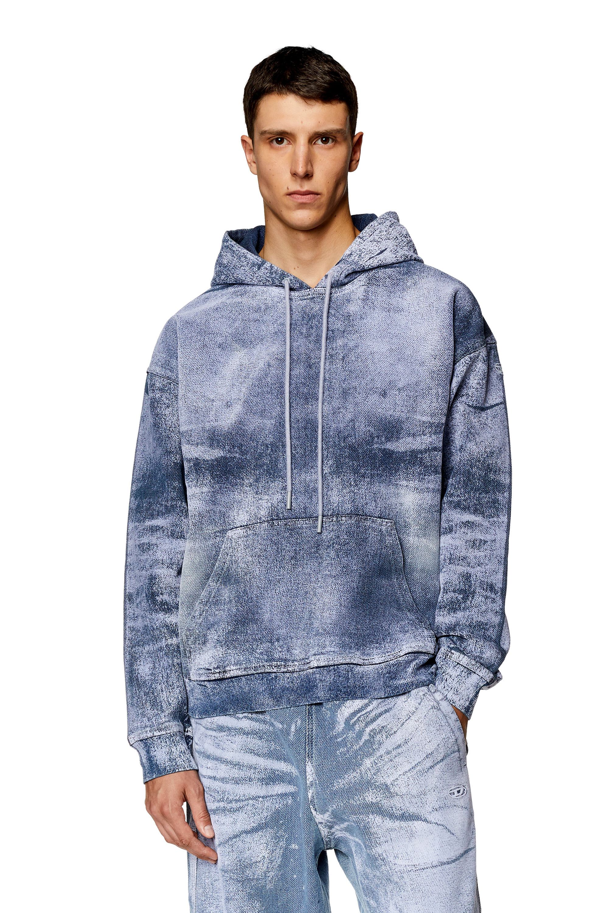 Diesel - D-NLABEL-HOOD-FSD, ライトブルー - Image 1