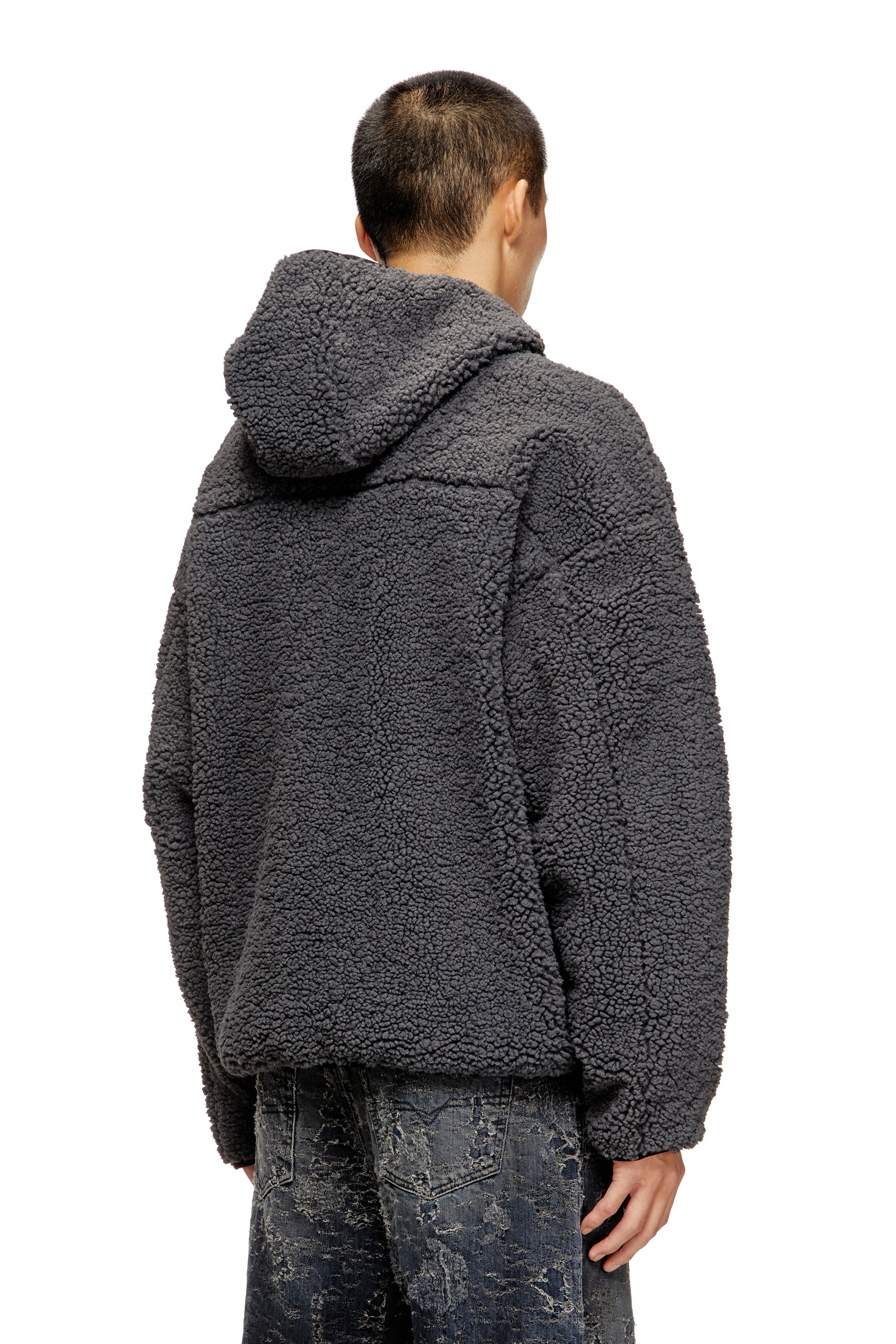 Diesel - S-ZAT, Male's ジャケット in ダークグレー - 4