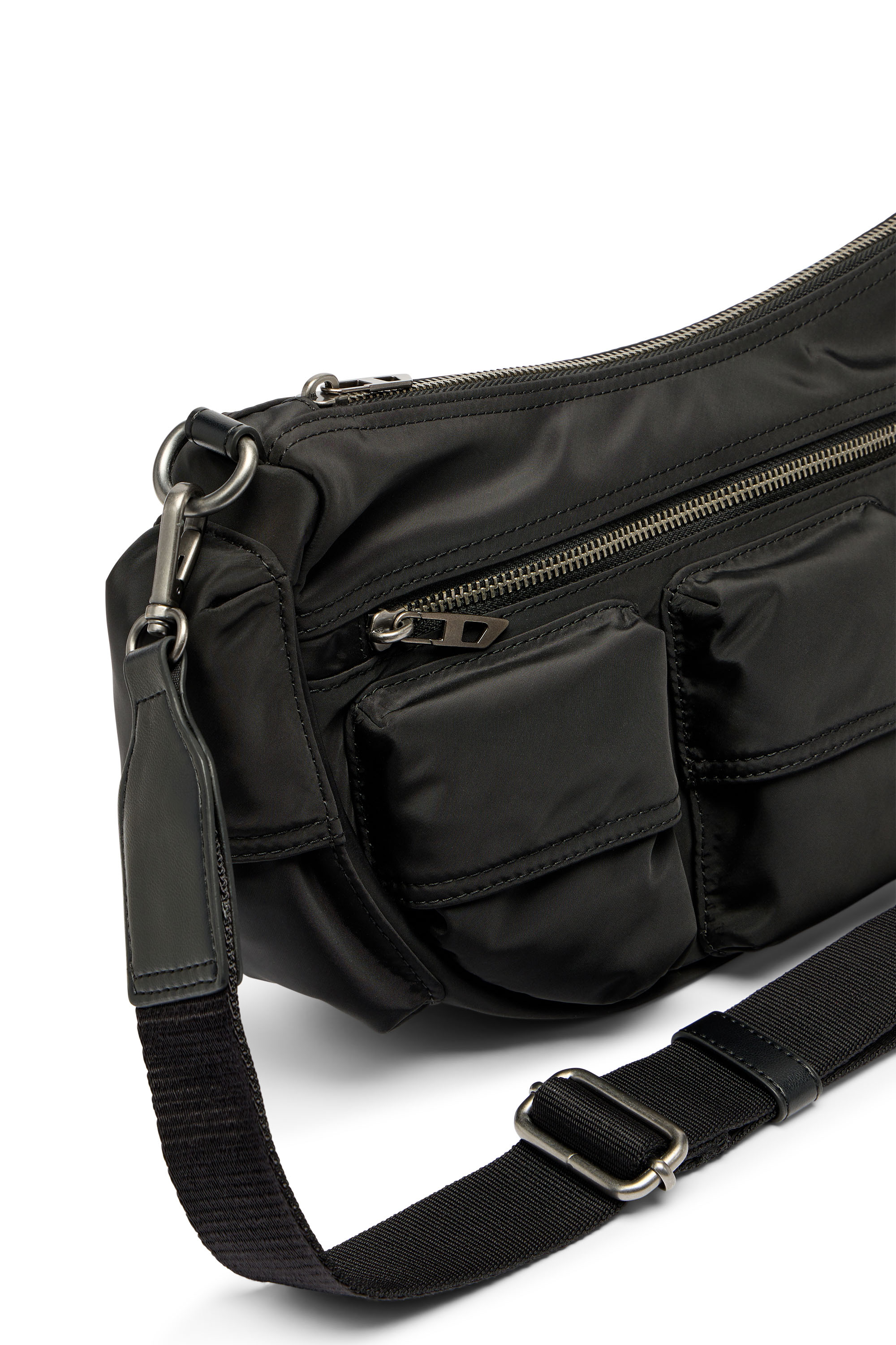 Diesel - MULTI-PKTS SHOULDER BAG X, Unisex's クロスボディバッグ in ブラック - 5