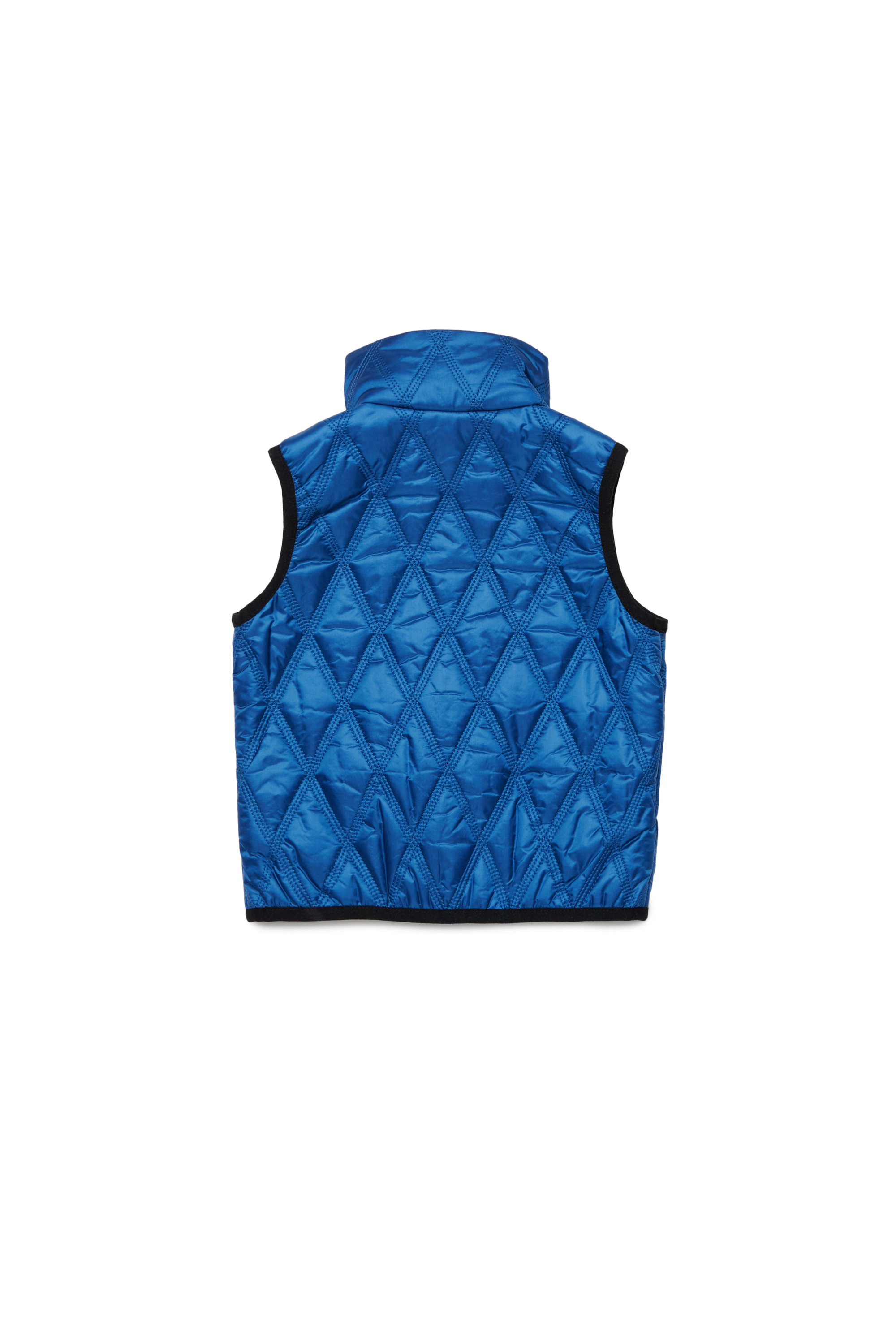 Diesel - JFOKKLOGONHB, Unisex's Quilted vest with Oval D patch in ブルー - 2