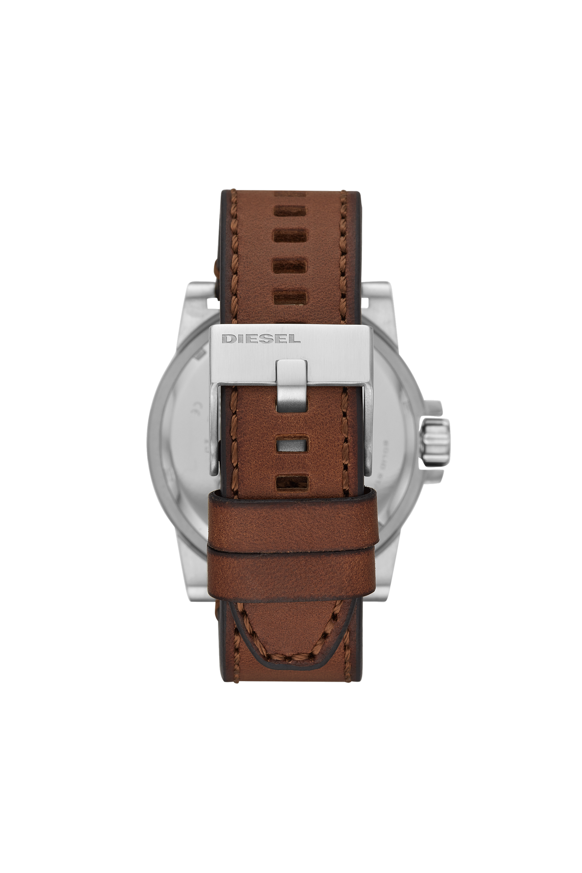 Diesel - DZ1910, Male's D-48 Three-Hand Brown Leather Watch in ブラウン - 2