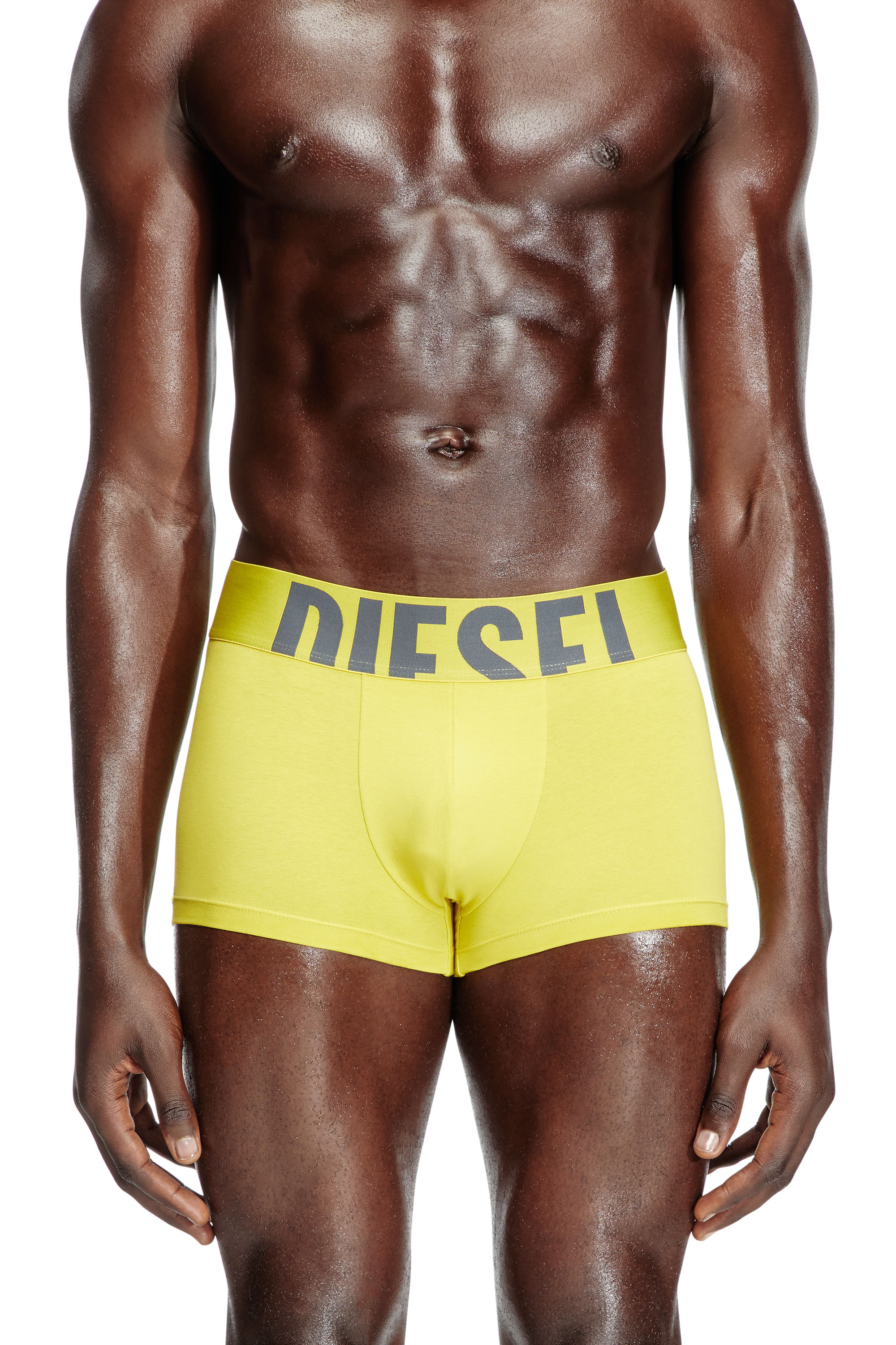 Diesel - DAMIEN-D-POP-55, Male's ボクサーパンツ in 蛍光グリーン - 3