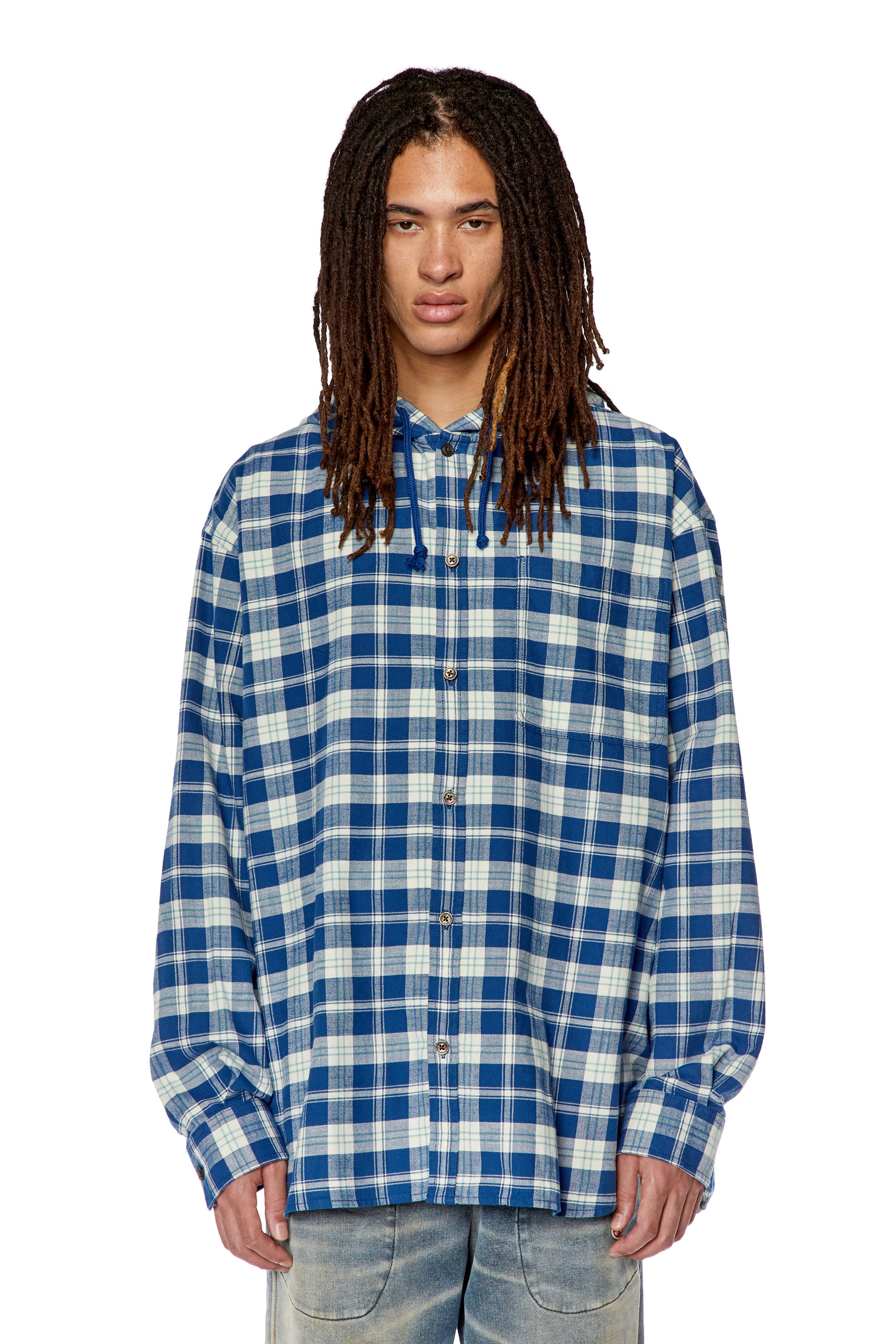 Diesel - S-DEWNY-HOOD, ホワイト/ブルー - Image 4