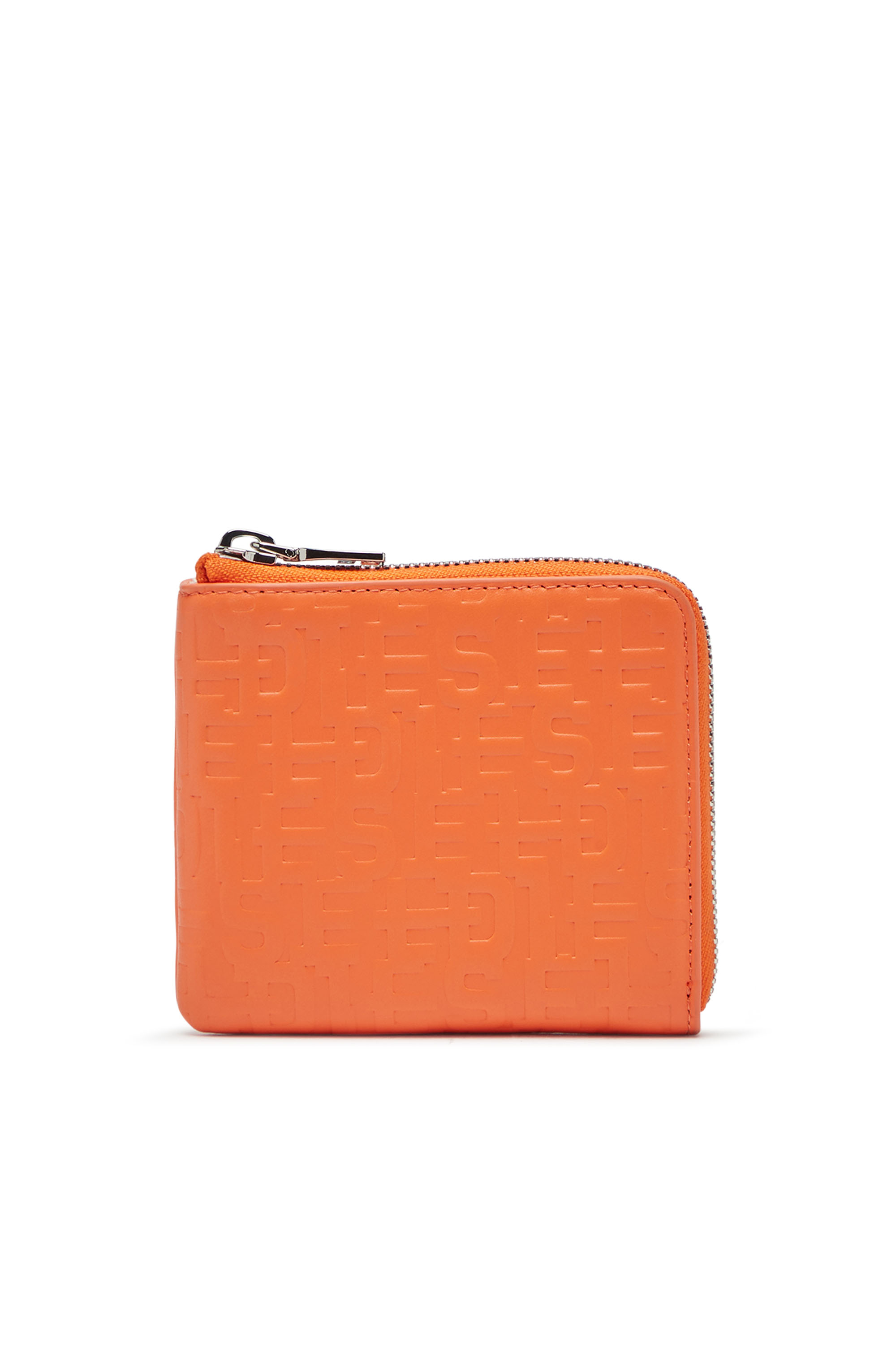 Diesel - PC MONOGRAM CARD HOLDER POUCH, オレンジ - Image 1