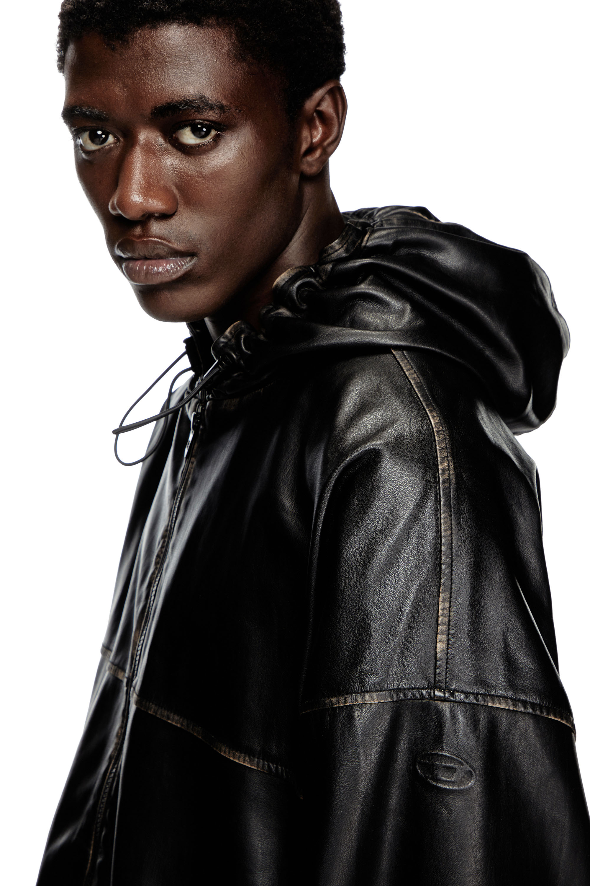 Diesel - J-ANTIL, Unisex's ジップアップジャケット in ブラック - 4