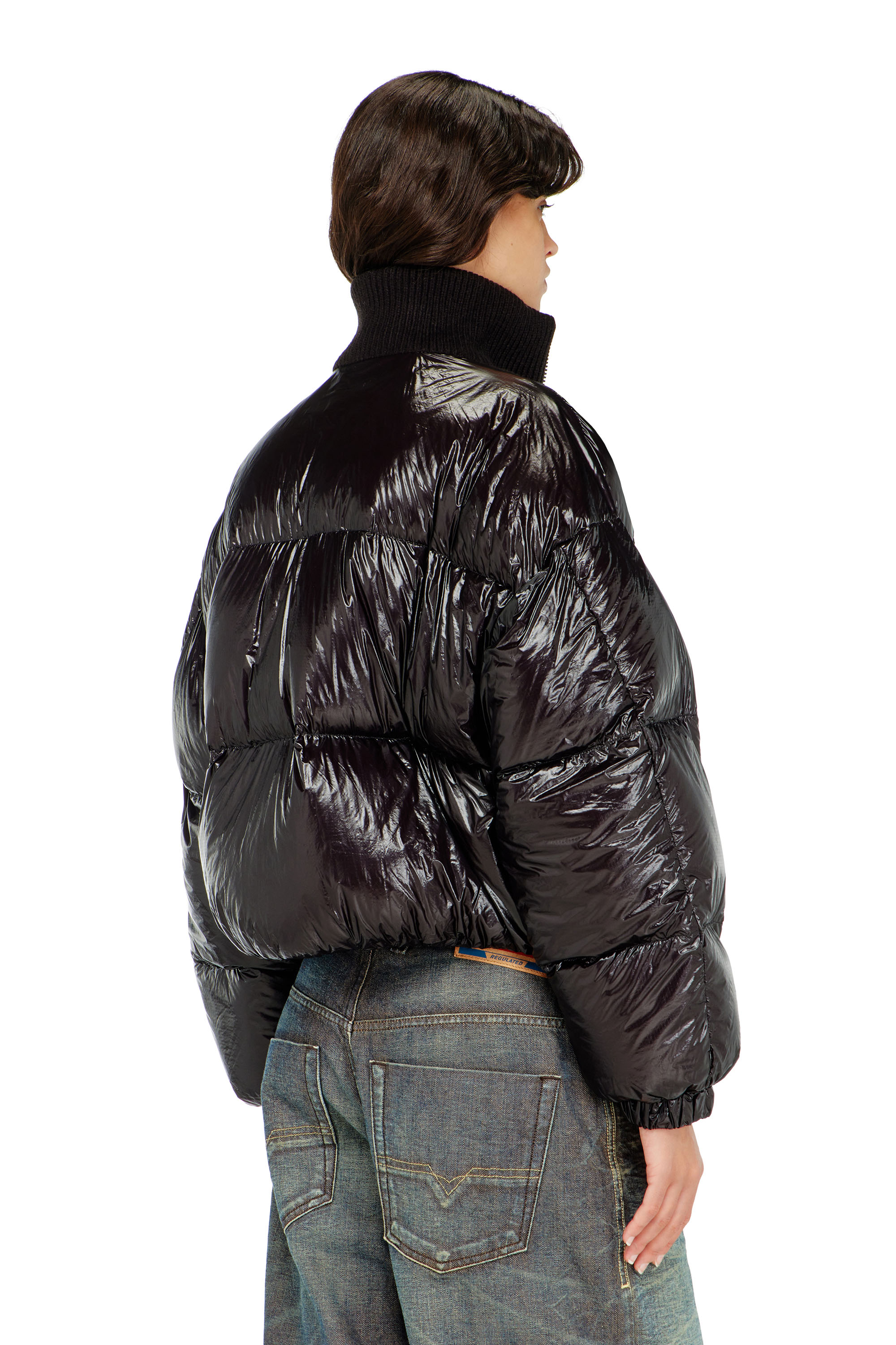 Diesel - W-ARRIOR, Female's ダウンジャケット in ブラック - 4