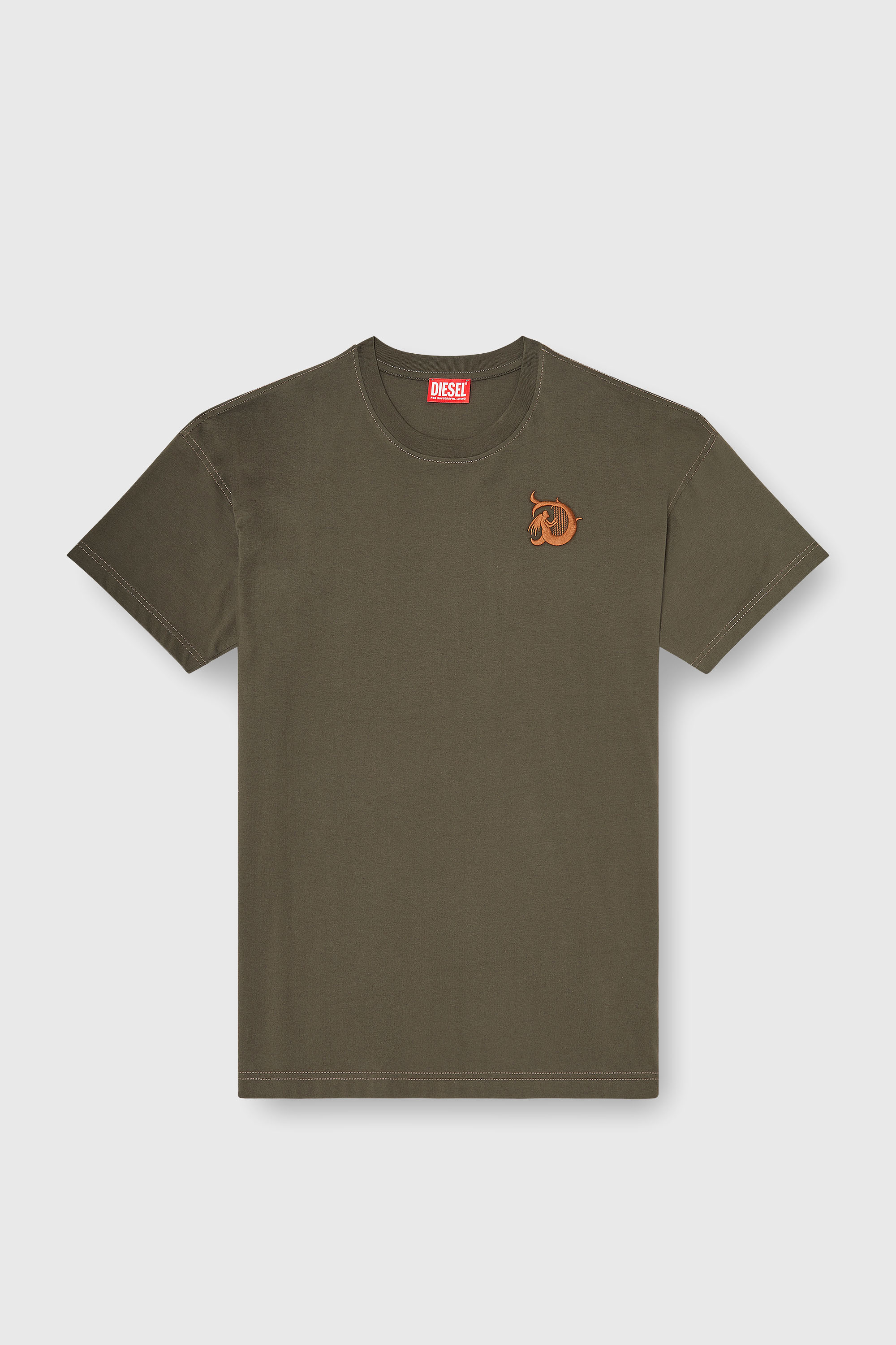 Diesel - T-BOXT-AA11, Male's Tシャツ in ミリタリーグリーン - 2