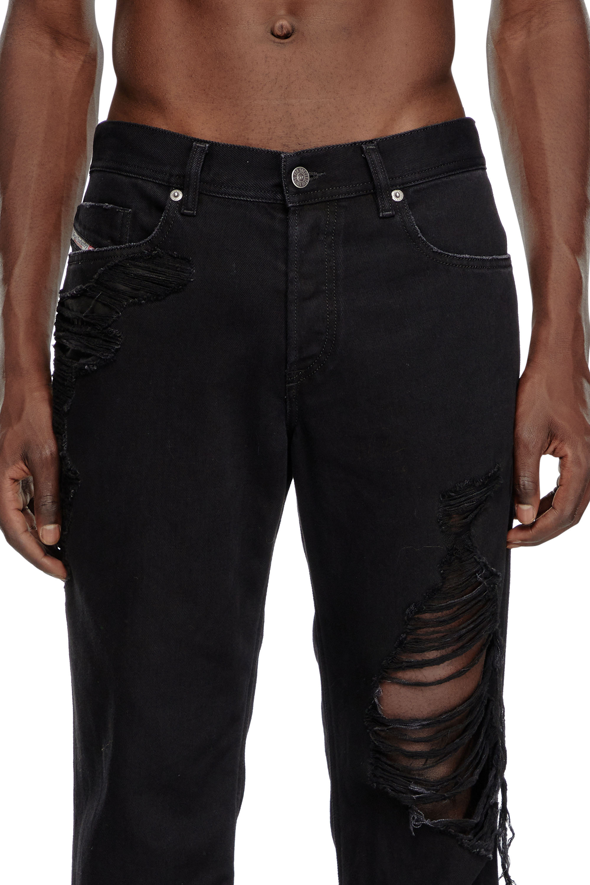 Diesel - Male's Regular Jeans 2023 D-Finitive 09K35, ブラック/ダークグレー - 5