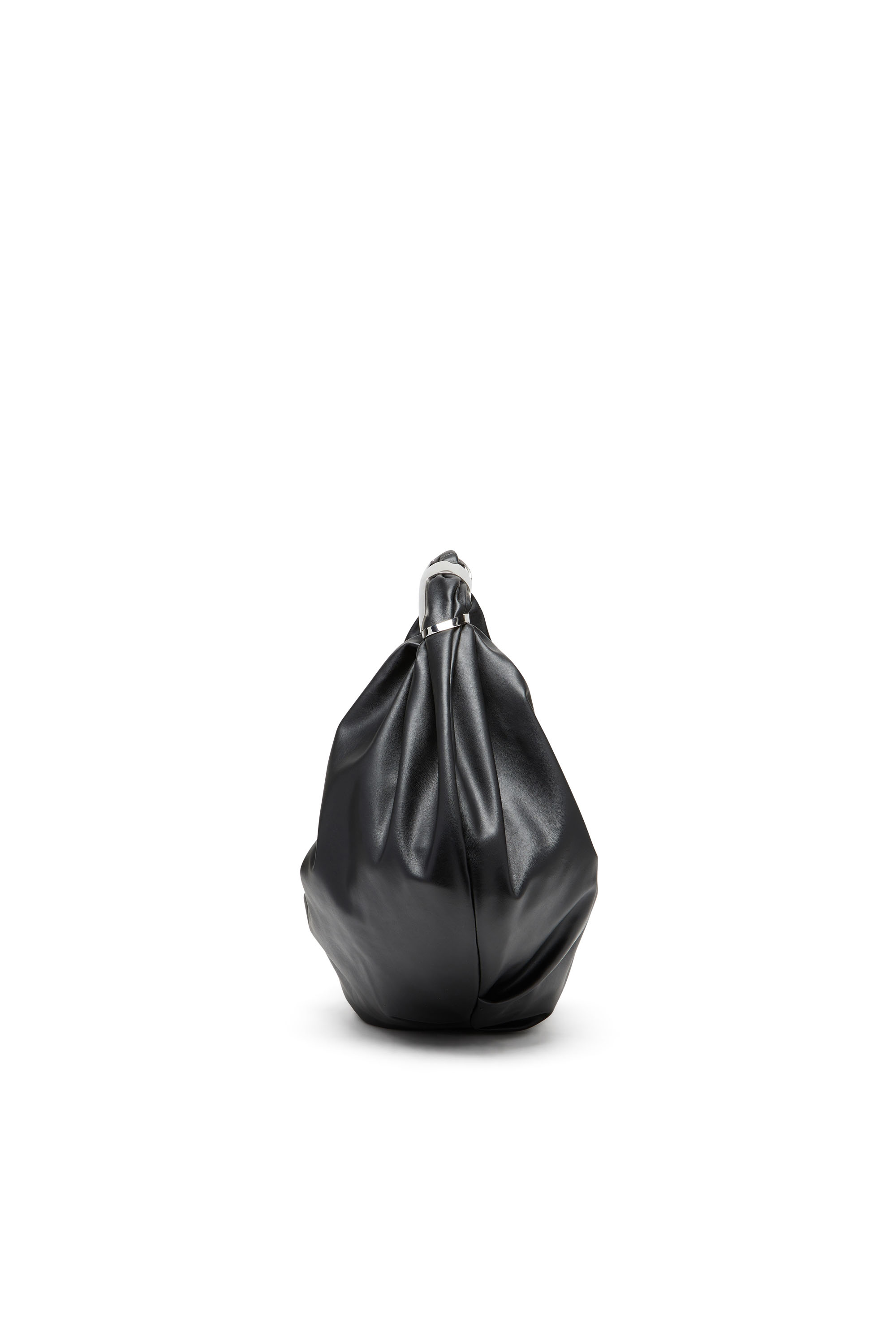Diesel - GRAB-D HOBO M, Female's フェイクレザーホーボーバッグ in ブラック - 4