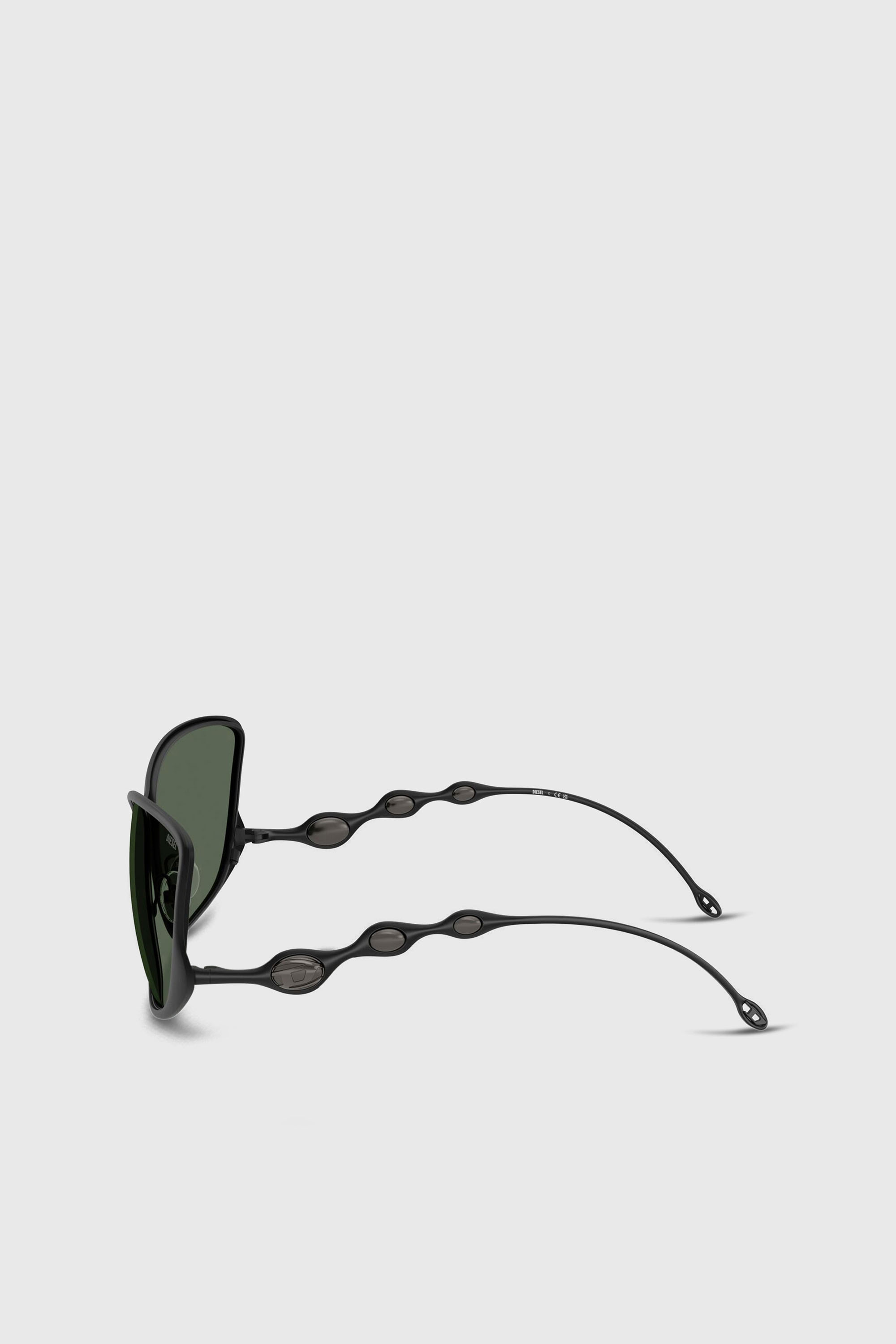 Diesel - 0DL1013, Unisex's Rectangle sunglasses in ダークグリーン - 2