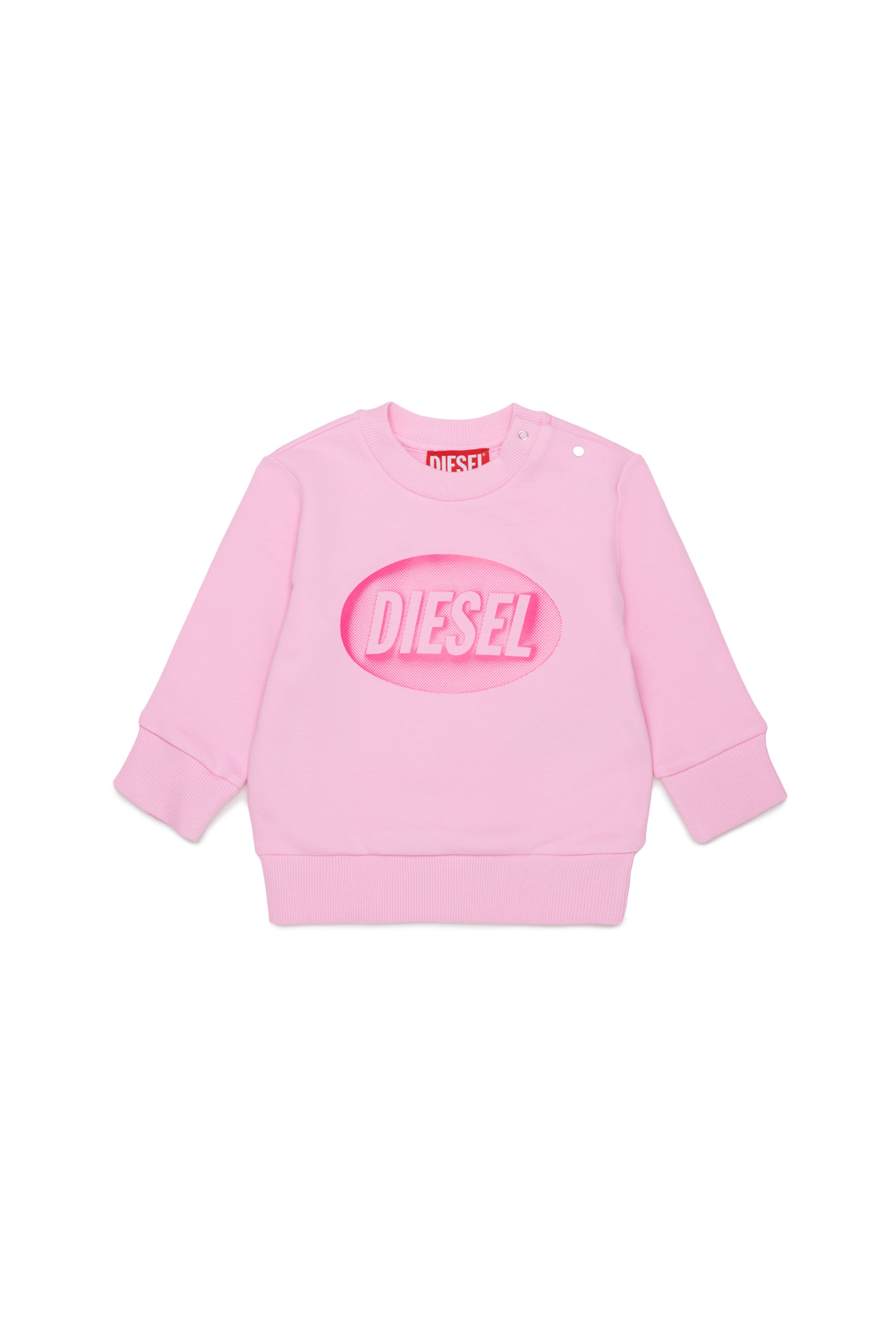 Diesel - SDSELB, Unisex's スウェット in ピンク / ホワイト - 1