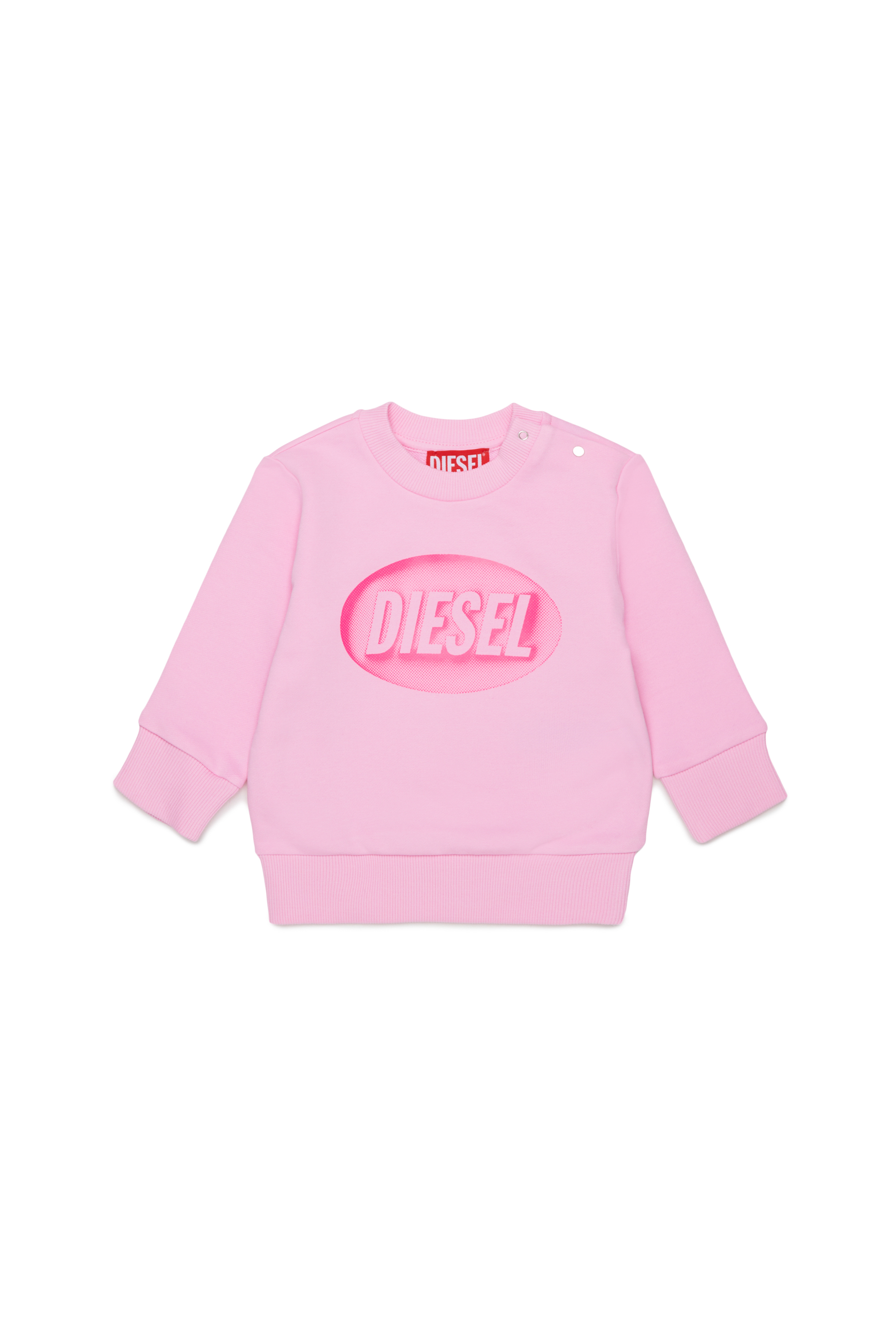 Diesel - SDSELB, Unisex's スウェット in ピンク / ホワイト - 1