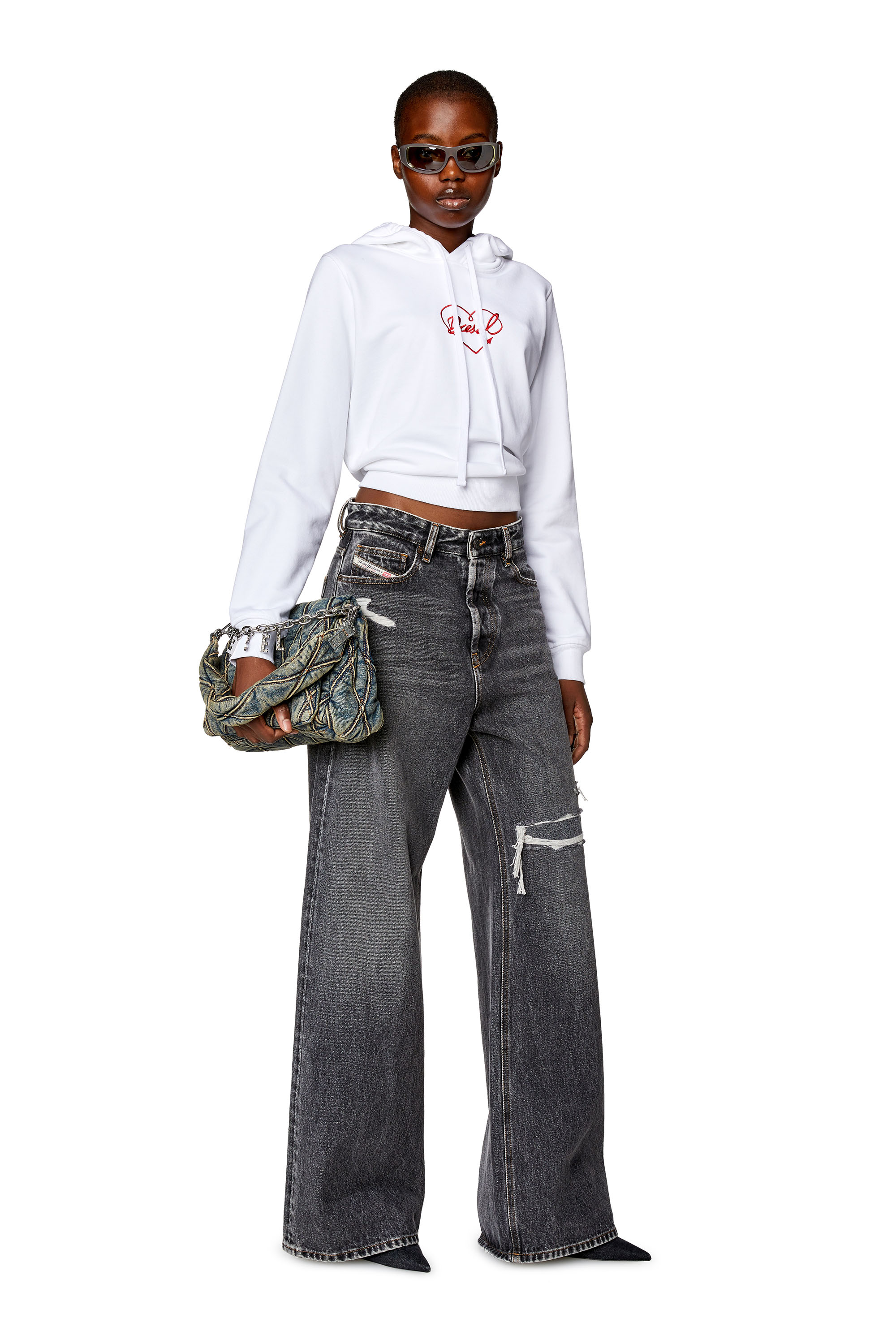 Diesel - F-REGGY-HOOD-L3, ホワイト - Image 3