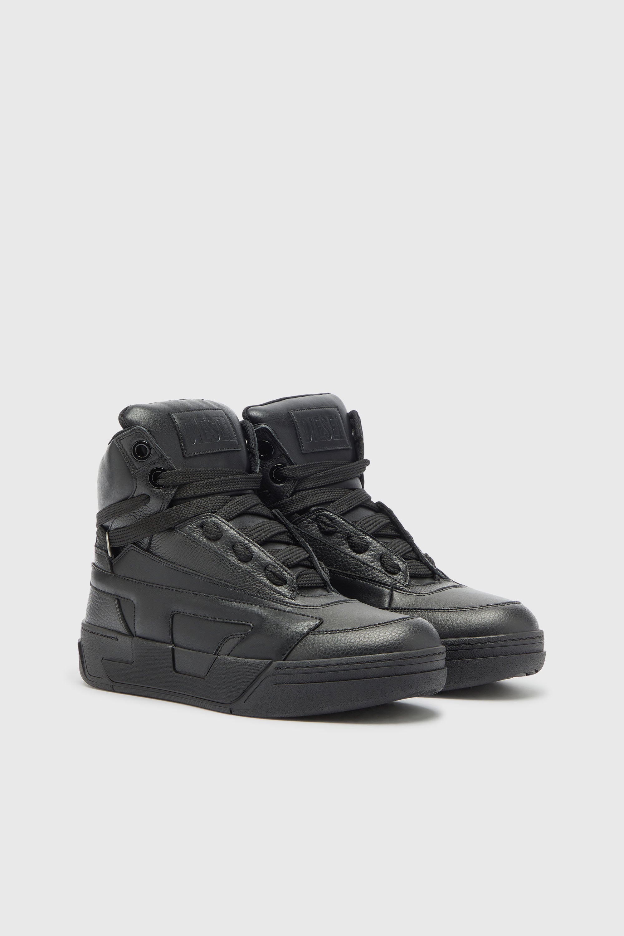 Diesel - S-D-OLLIE MID, Male's ミッドカットスニーカー in ブラック - 2