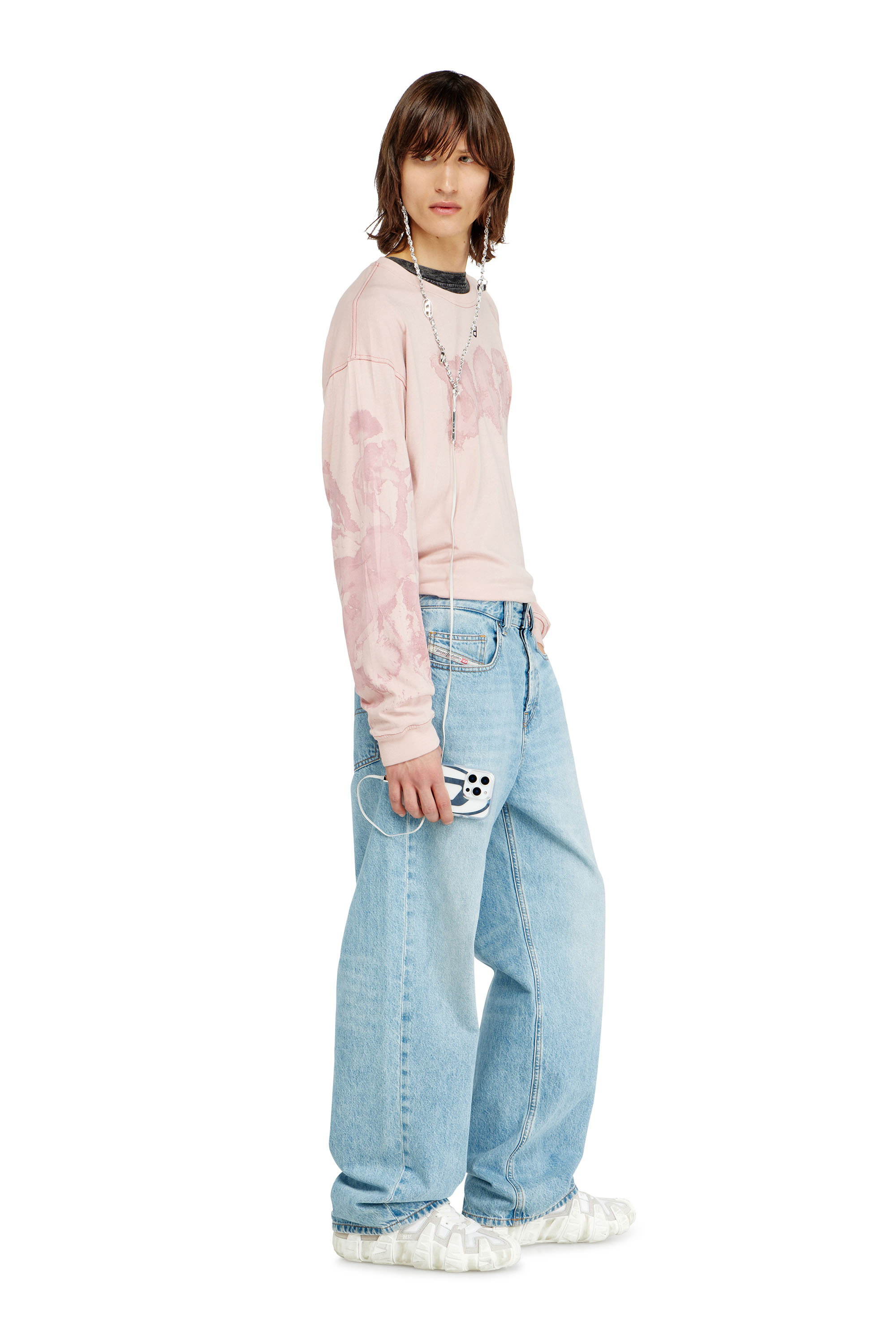 Diesel - Male's Relaxed Jeans 2001 D-Macro 09I29, ライトブルー - 2