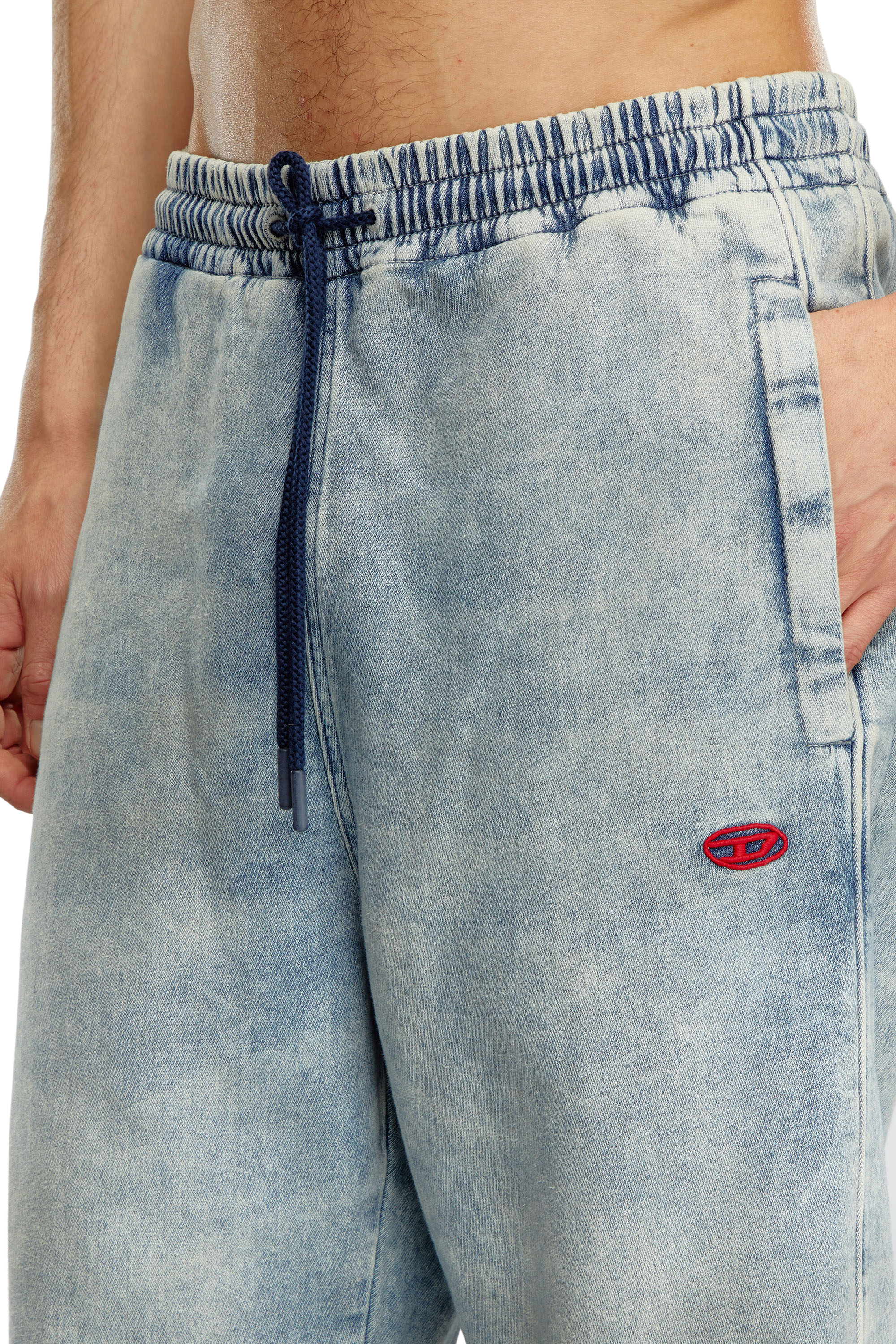 Diesel - Male's Relaxed D-Martyans Track Denim 068LU, ライトブルー - 5
