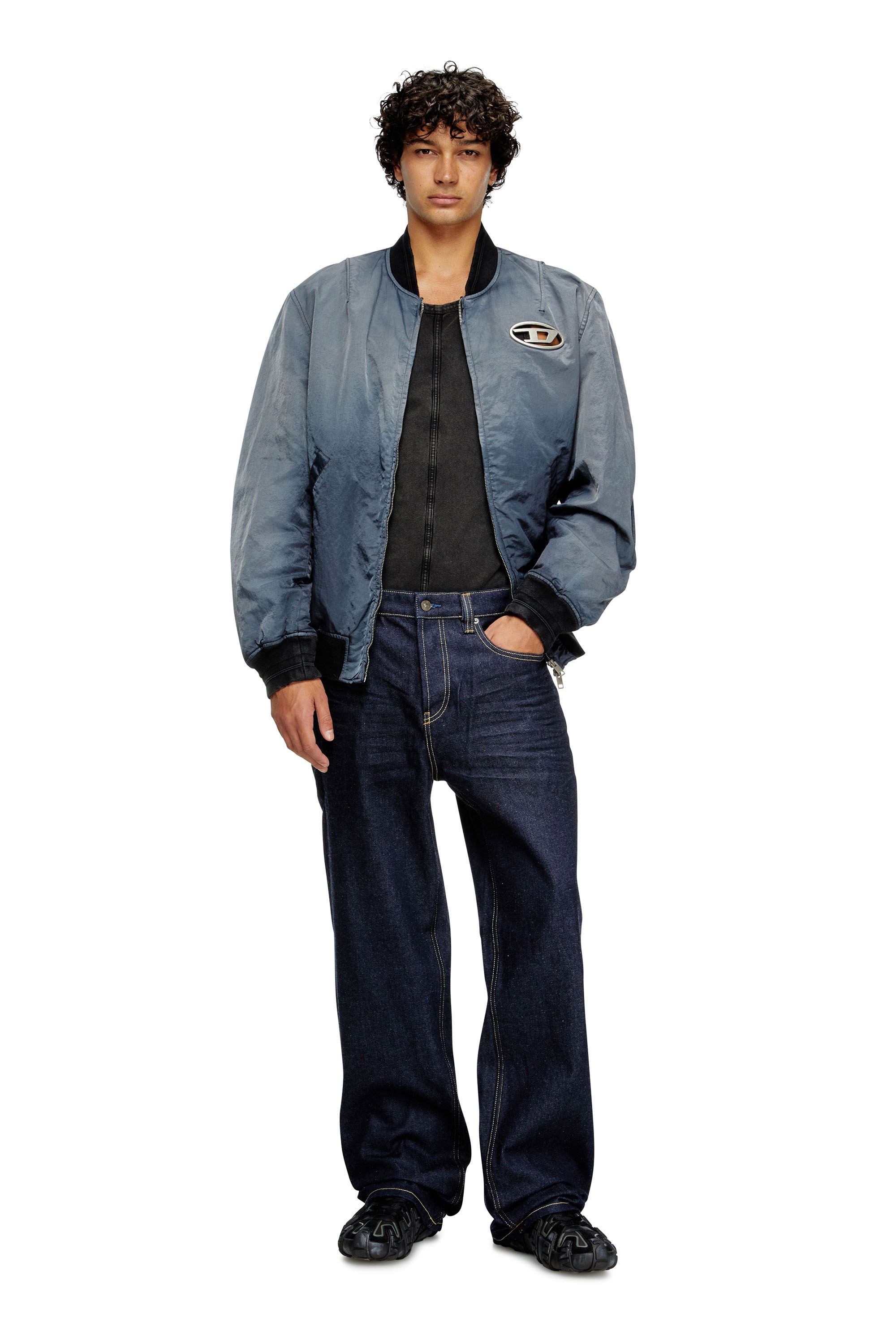 Diesel - Male's Relaxed Jeans 2001 D-Macro 0GRDV, ダークブルー - 1