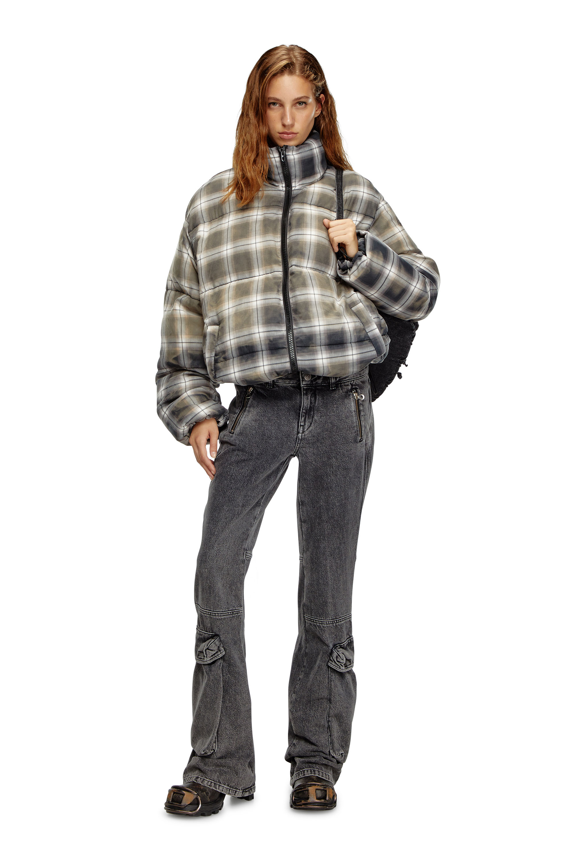 Diesel - Female's Bootcut Jeans D-Poky 0CBDH, ブラック/ダークグレー - 2