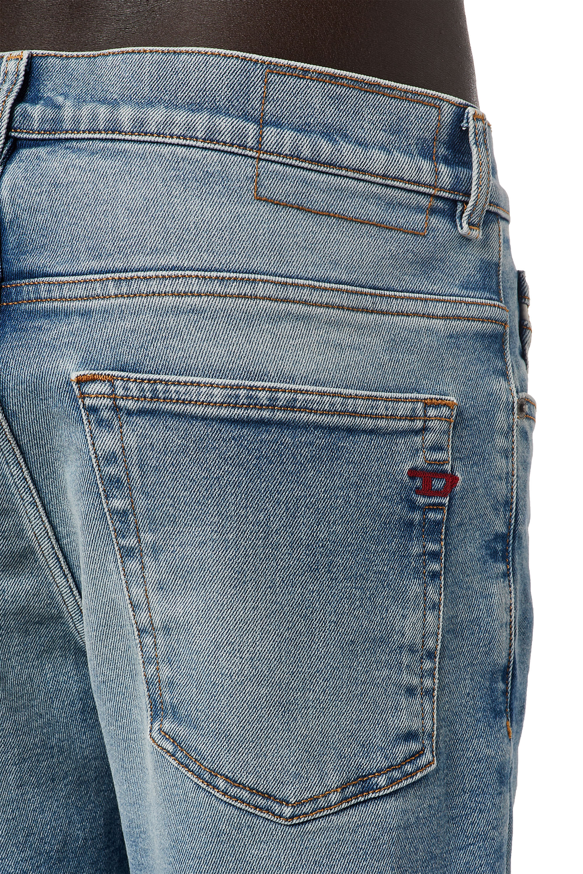 Diesel - 2005 D-FINING 09C77 Tapered Jeans, ライトブルー - Image 3