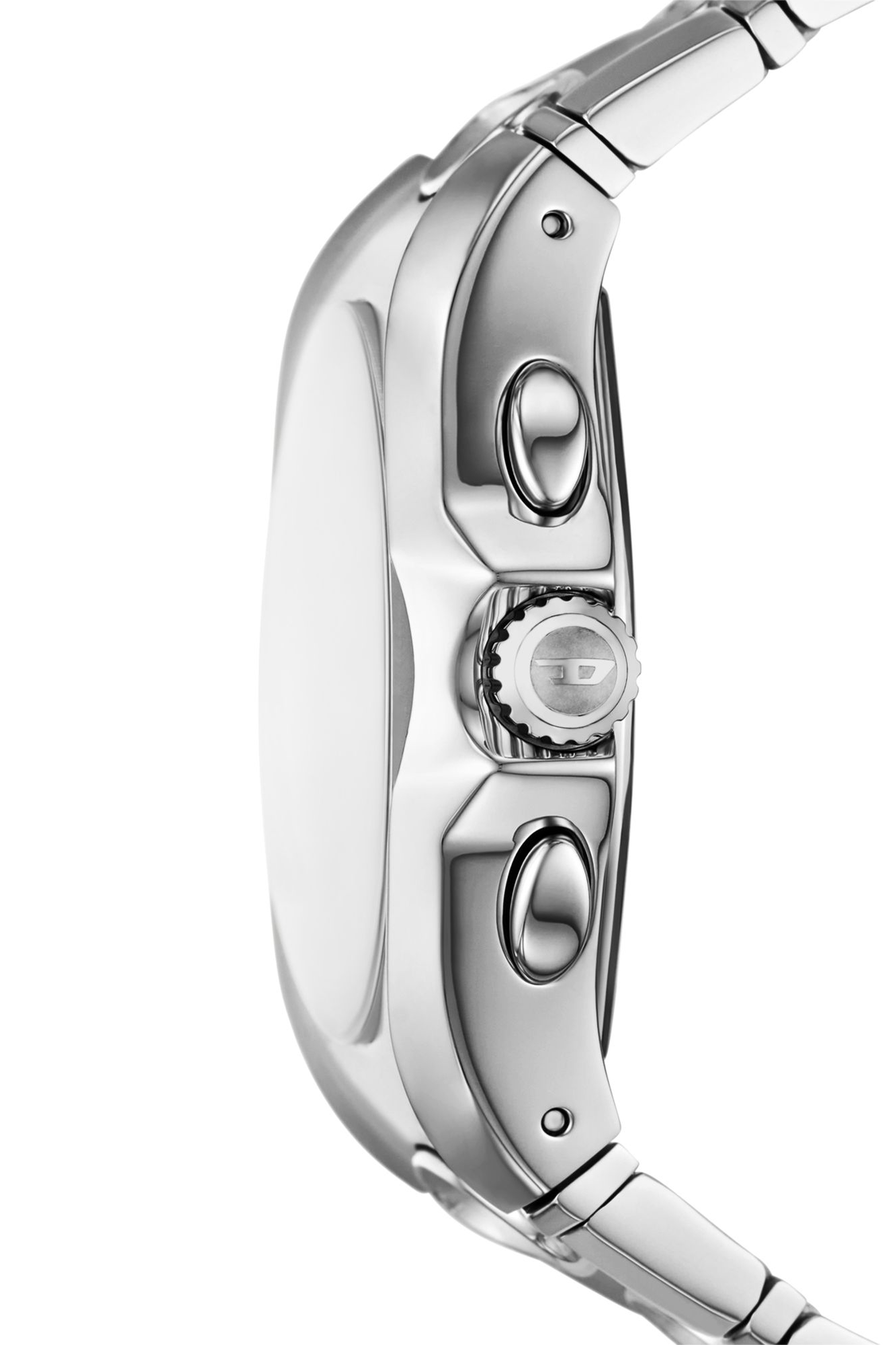 Diesel - DZ4694 WATCH, Male's D-Curve stainless steel watch in シルバー - 3