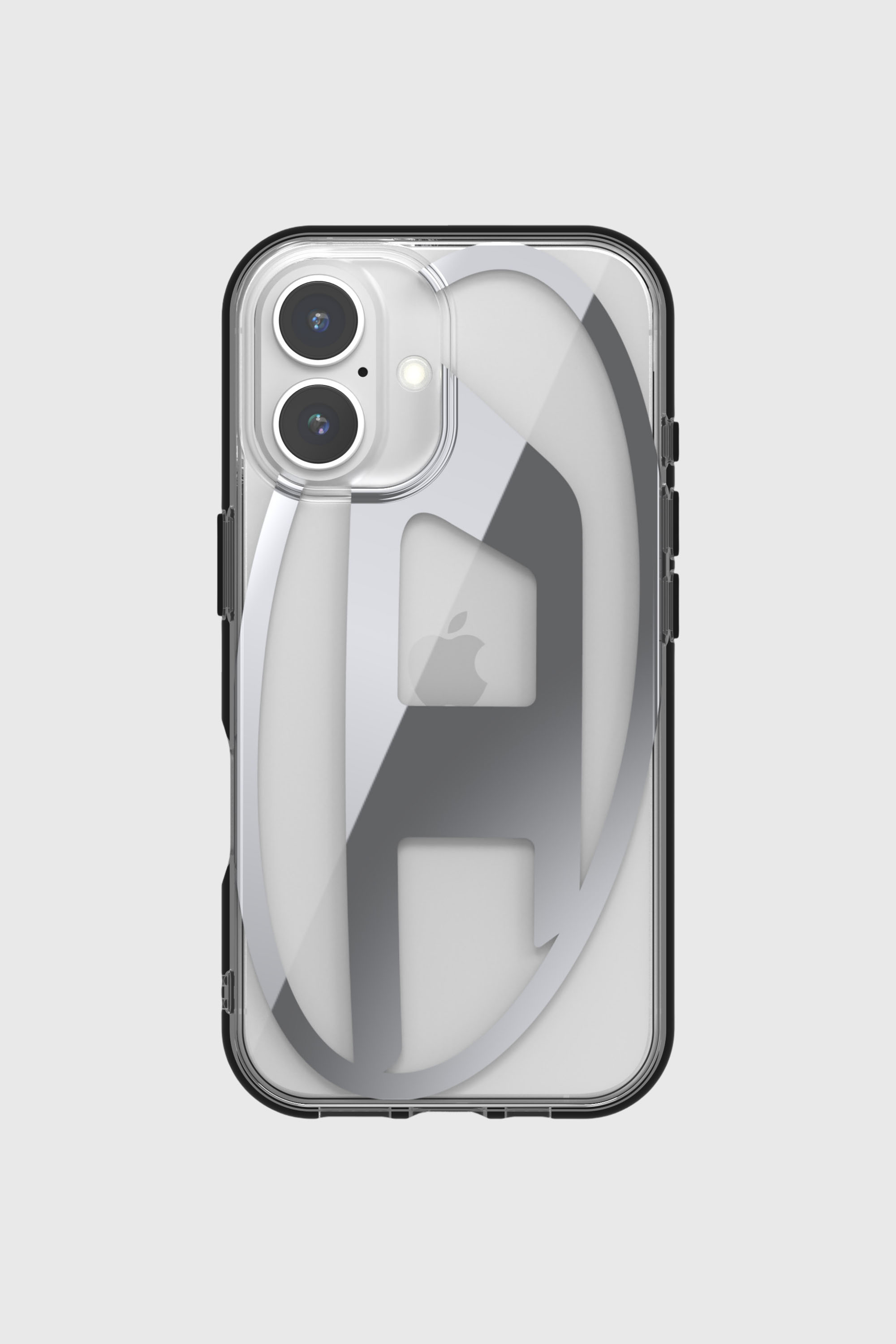 Diesel - 60139 AOP CASE, Unisex's Oval D Mirror Case for iP 16 in シルバー - 2