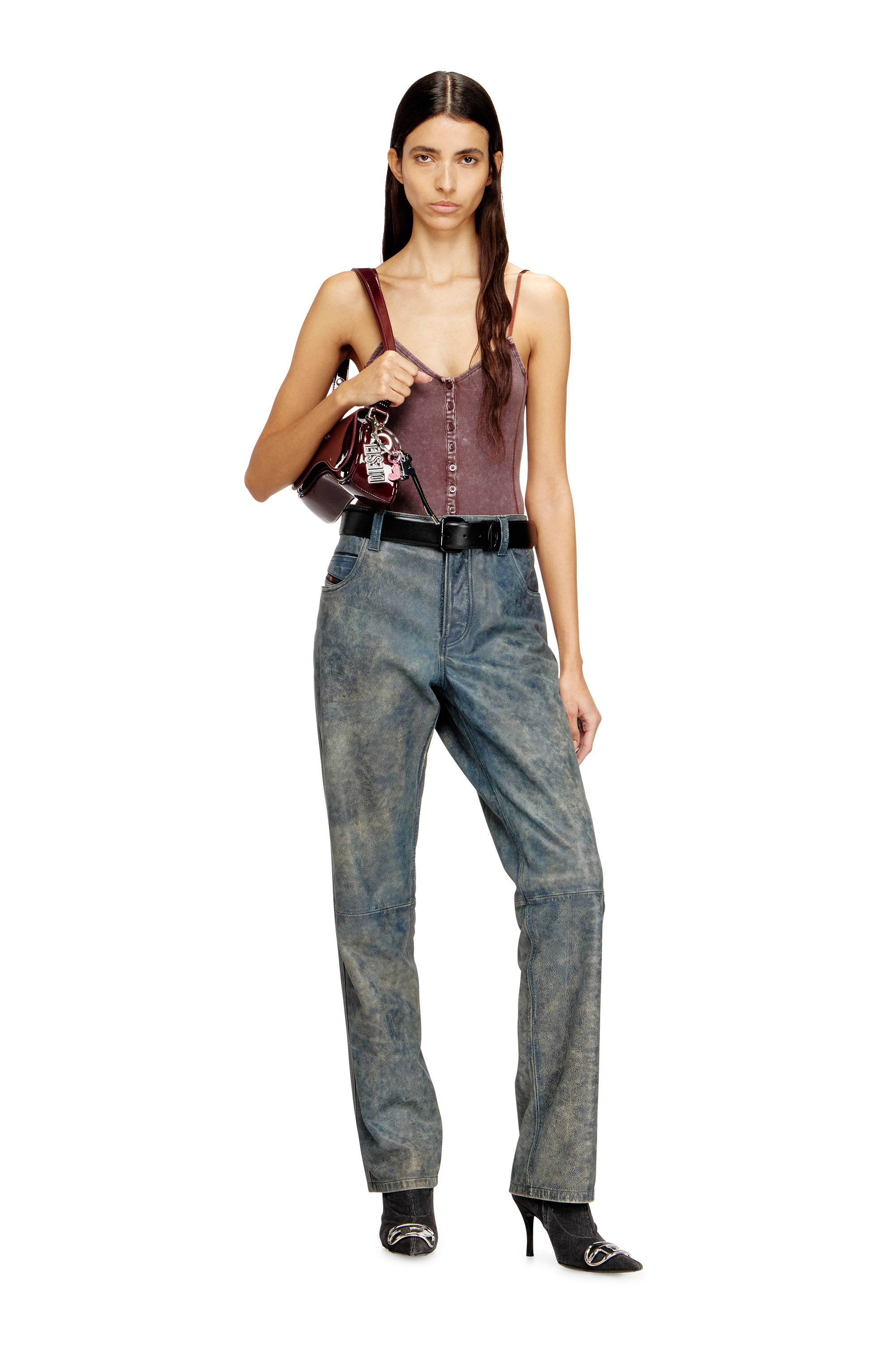 Diesel - T-LEY, Female's ボディスーツ in ブラウン - 2