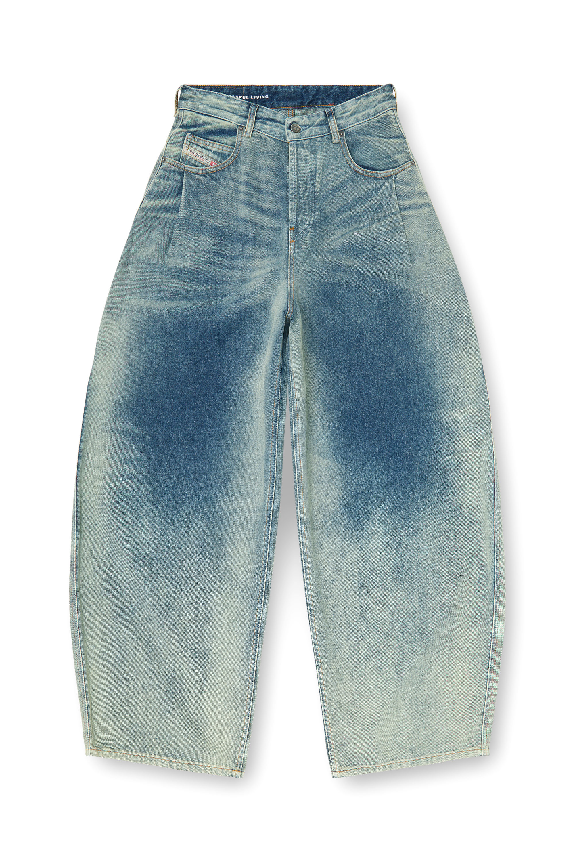 Relaxed Jeans ハイウエスト 1987 D-Khelz | ミディアムブルー