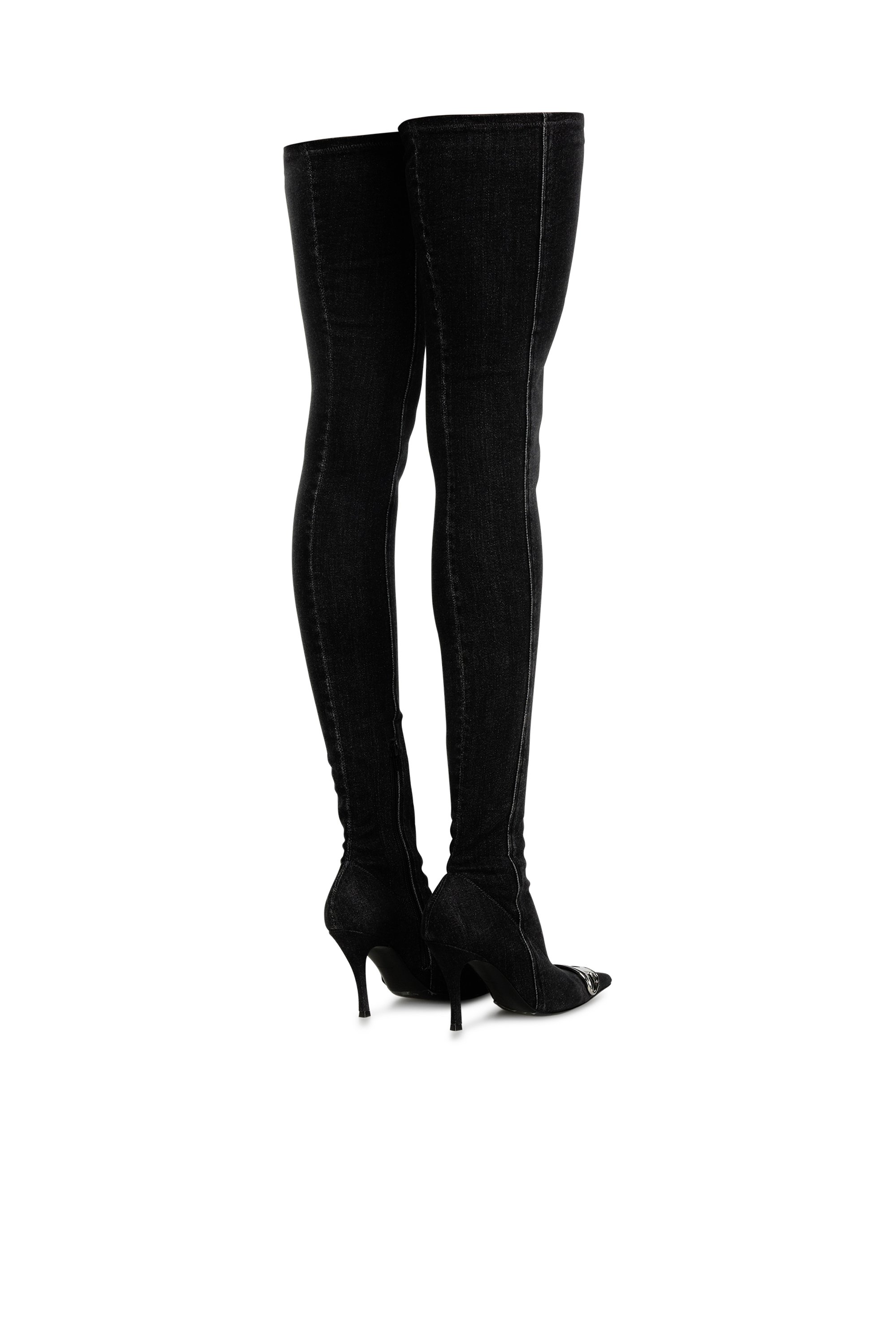 Diesel - D-VENUS TBT D, Female's D-Venus-Over the knee boot in ブラック - 3