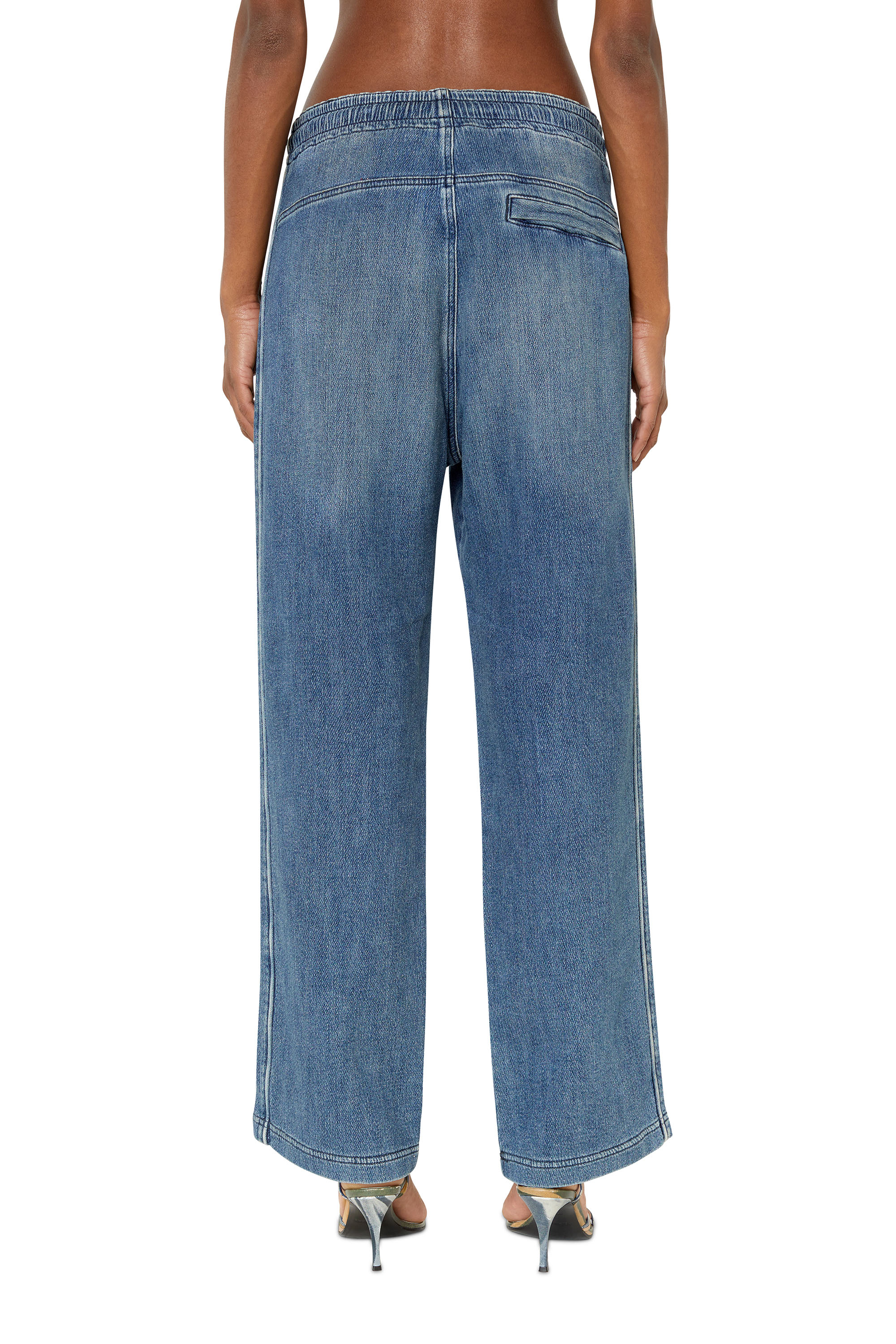 Diesel - Straight D-Martians Track Denim 09E29, ミディアムブルー - Image 2