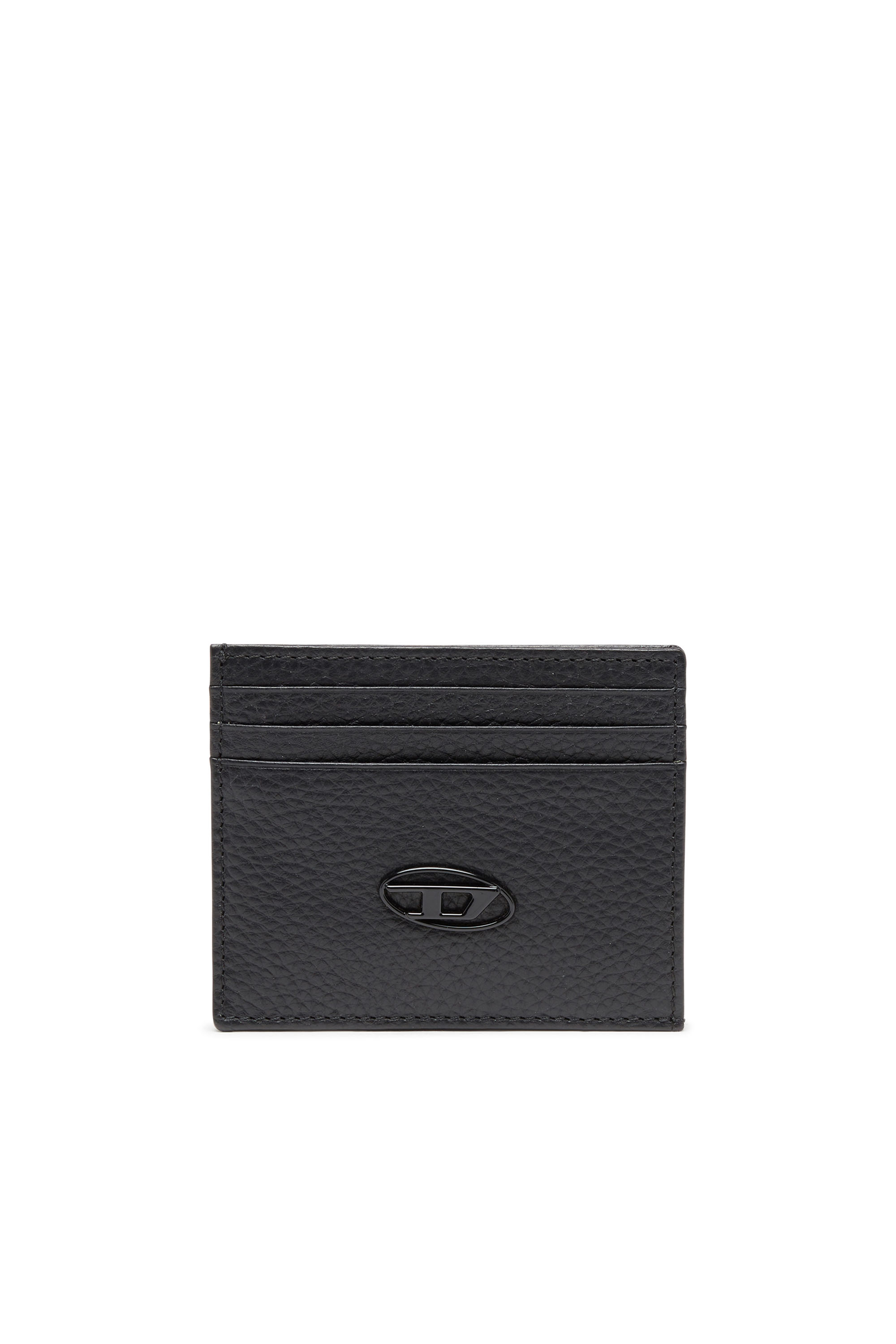 Diesel - CARD CASE, Male's カウレザーカードケース in ブラック - 1