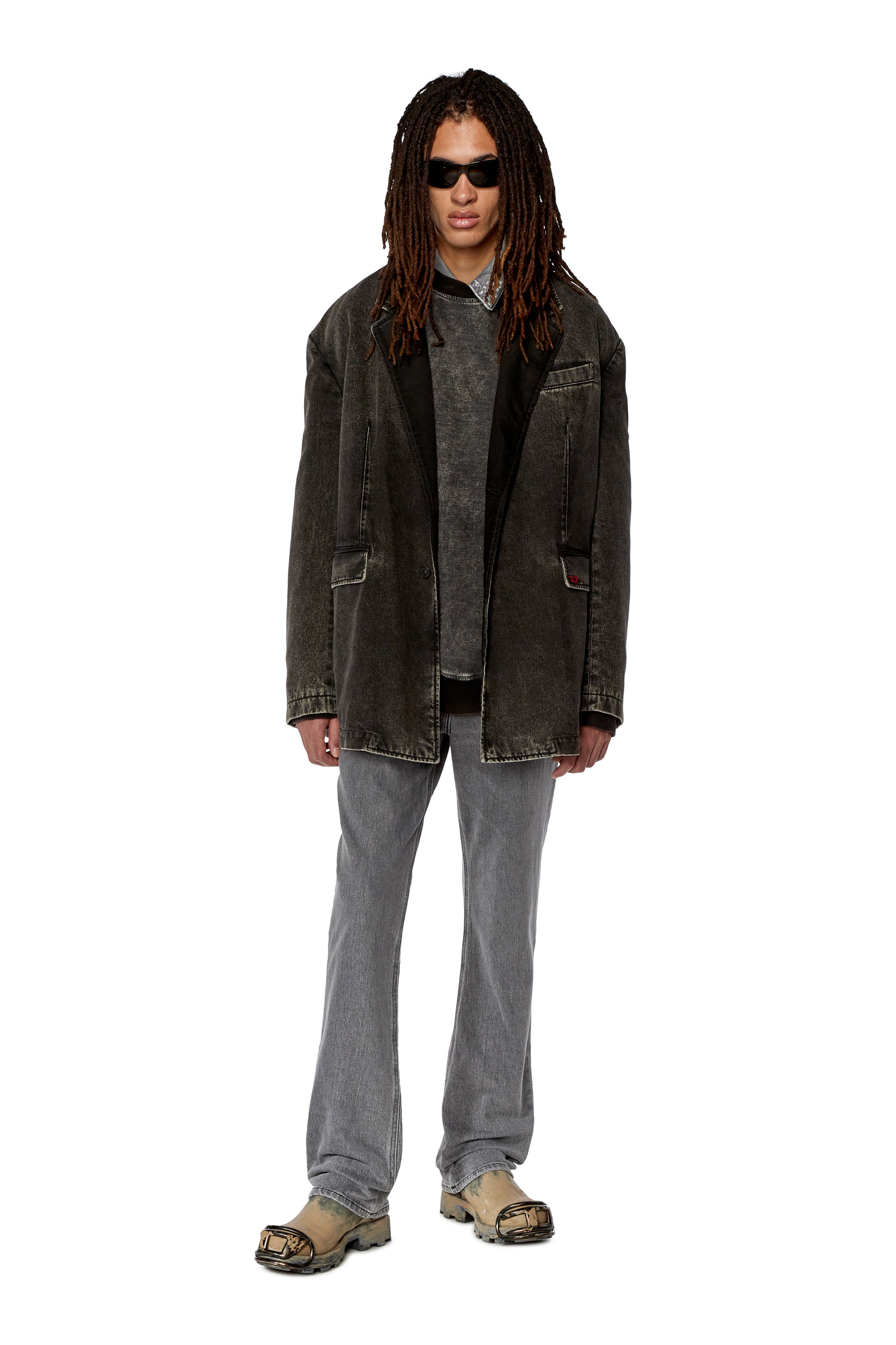 Diesel - Bootcut Jeans 2021 D-Vocs 09F83, ブラック/ダークグレー - Image 4