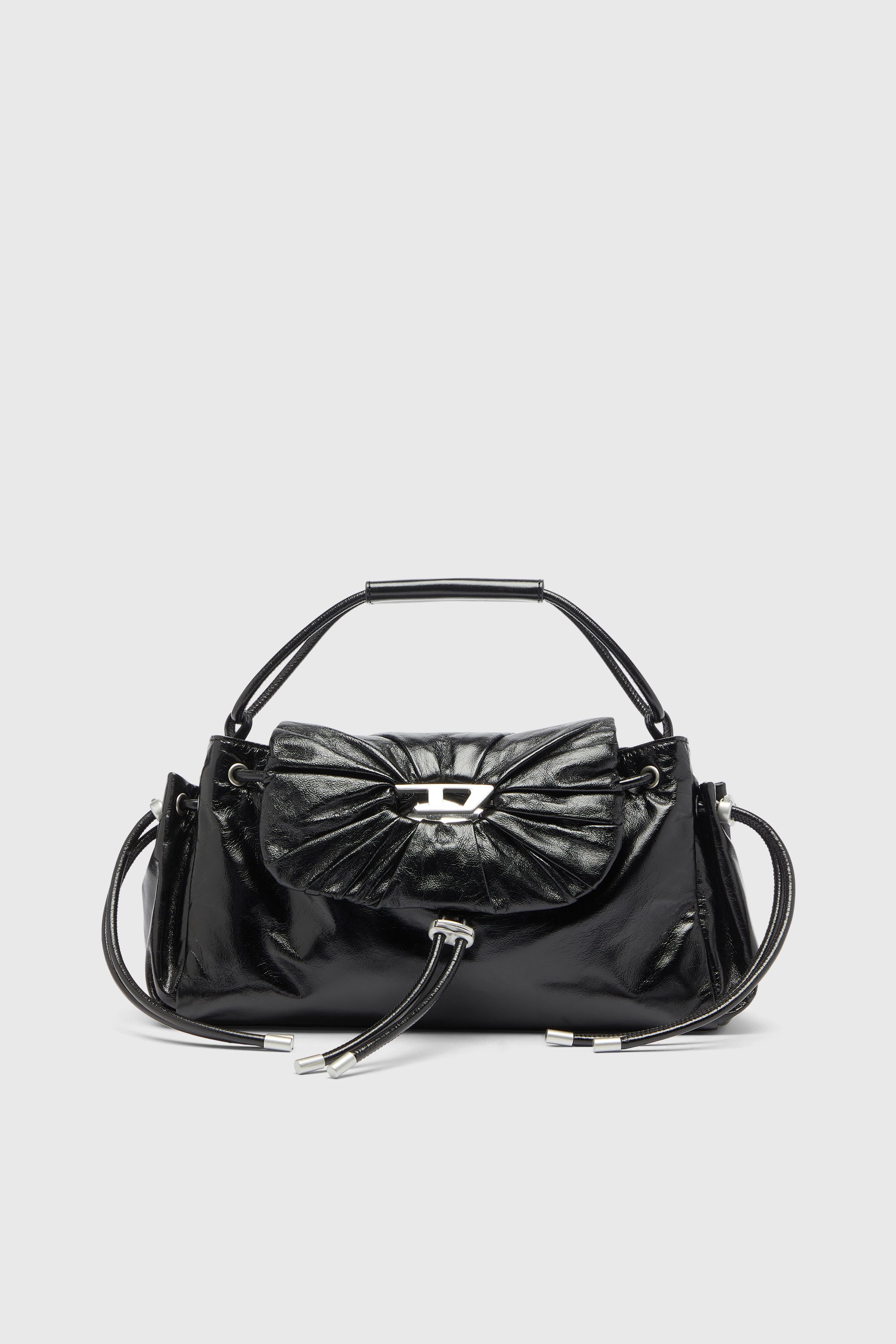 Diesel - SCRUNCH-D TOP HANDLE, Female's トップハンドルバッグ in ブラック - 1