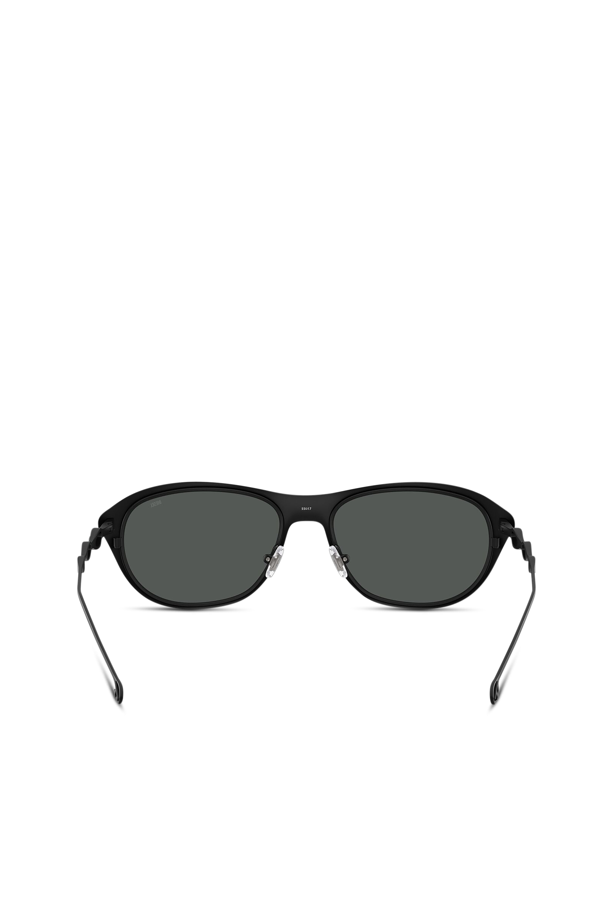 Diesel - 0DL1011, Unisex's Rectangle sunglasses in ブラック/グリーン - 3