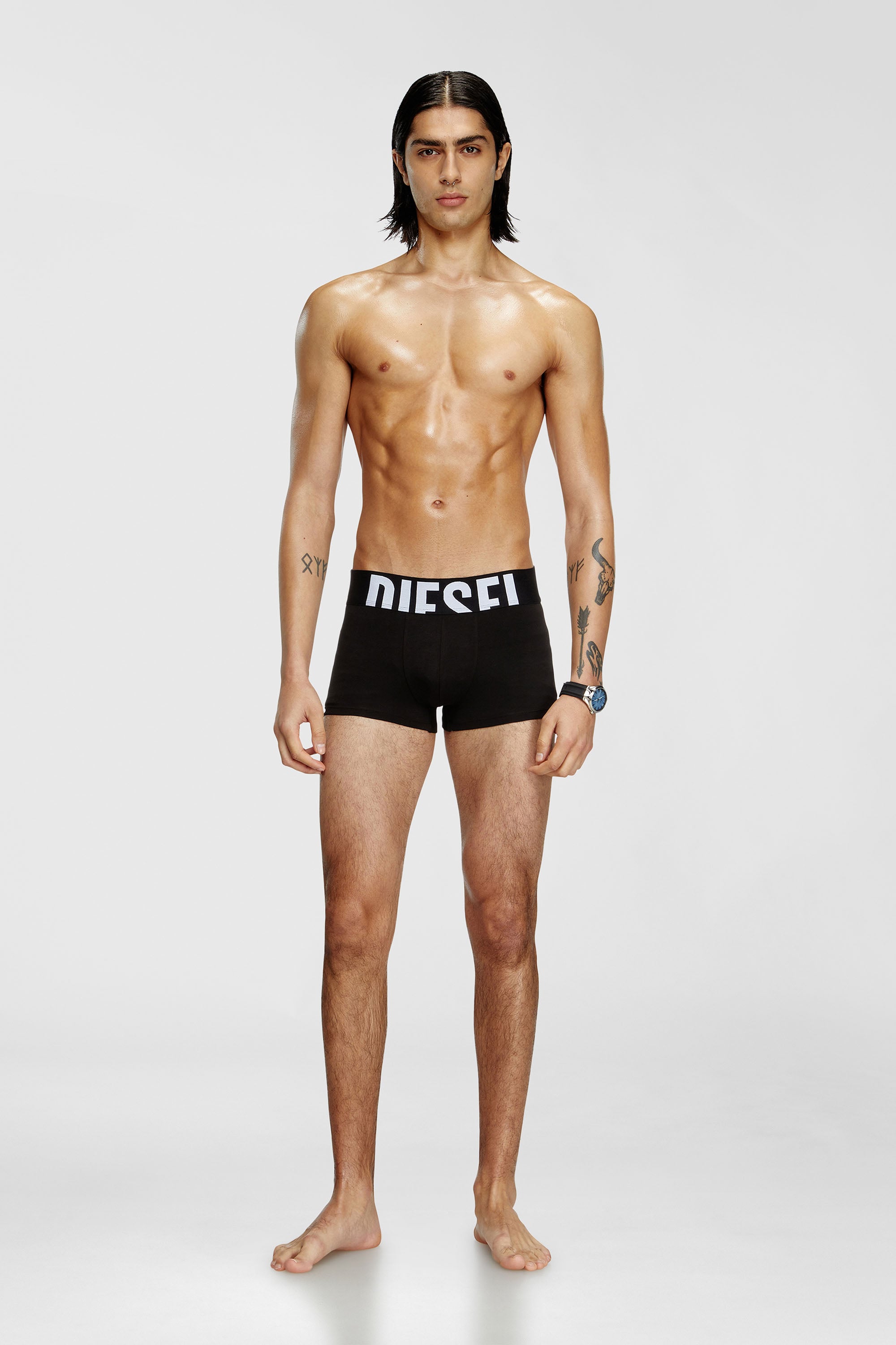 Diesel - UMBX-DAMIENTHREEPACK-5.5EL, Male's ボクサーパンツ3枚パック in ブラック - 2