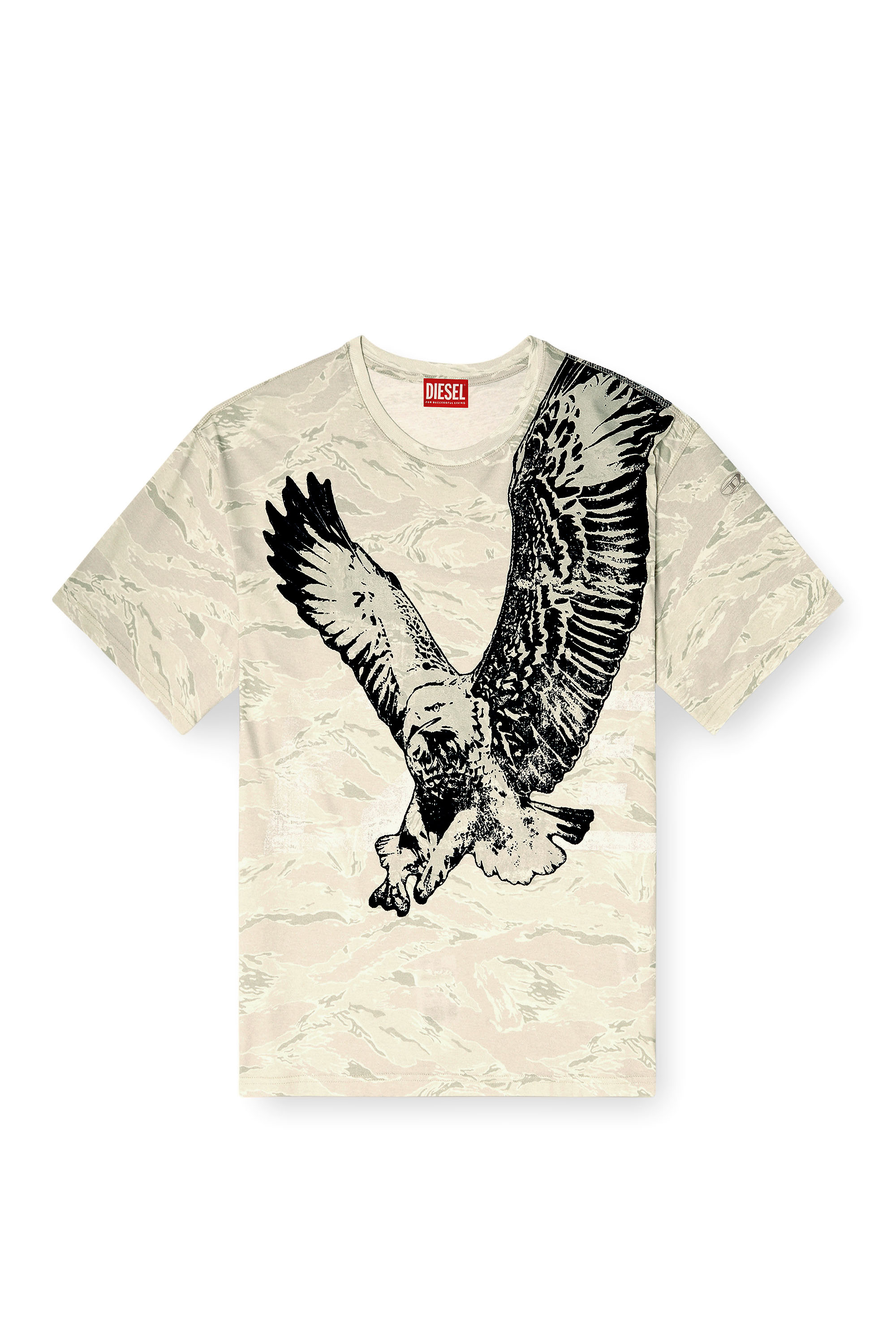 Diesel - T-BOXT-T14, Male's Tシャツ in ベージュ - 3