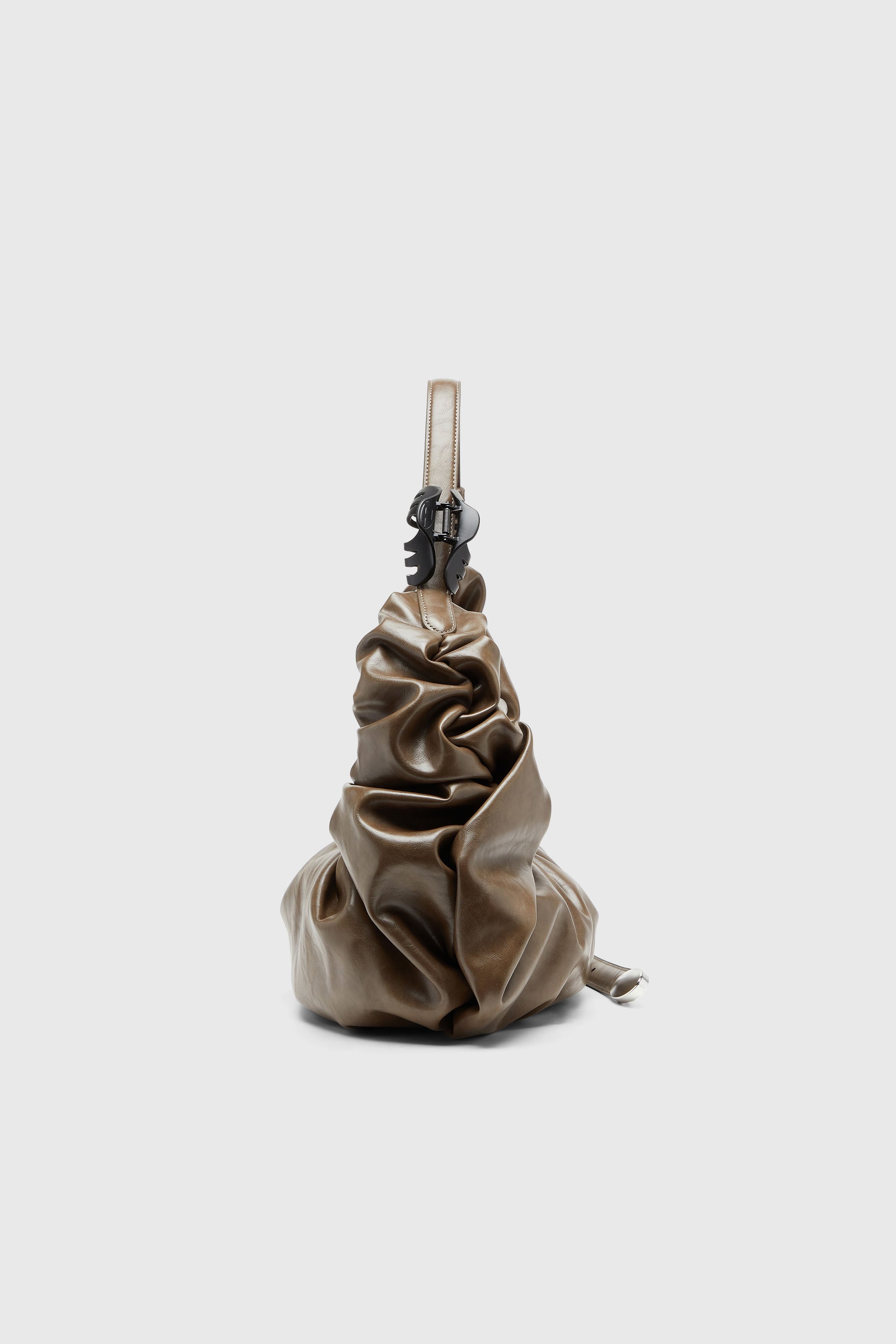 Diesel - GRAB-D HOBO L, Female's ホーボーバッグ L in ベージュ - 4